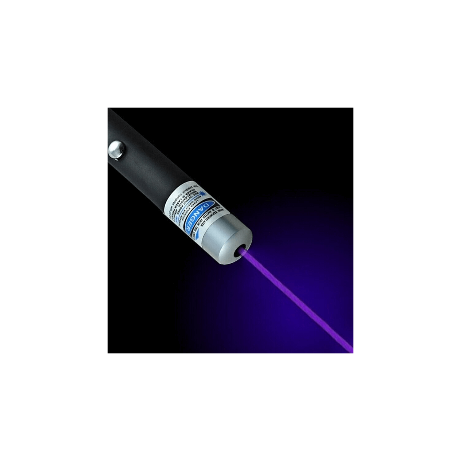 For Powerful Purple Laser Pointer Blue Pen Visible Beam Light Adjustable