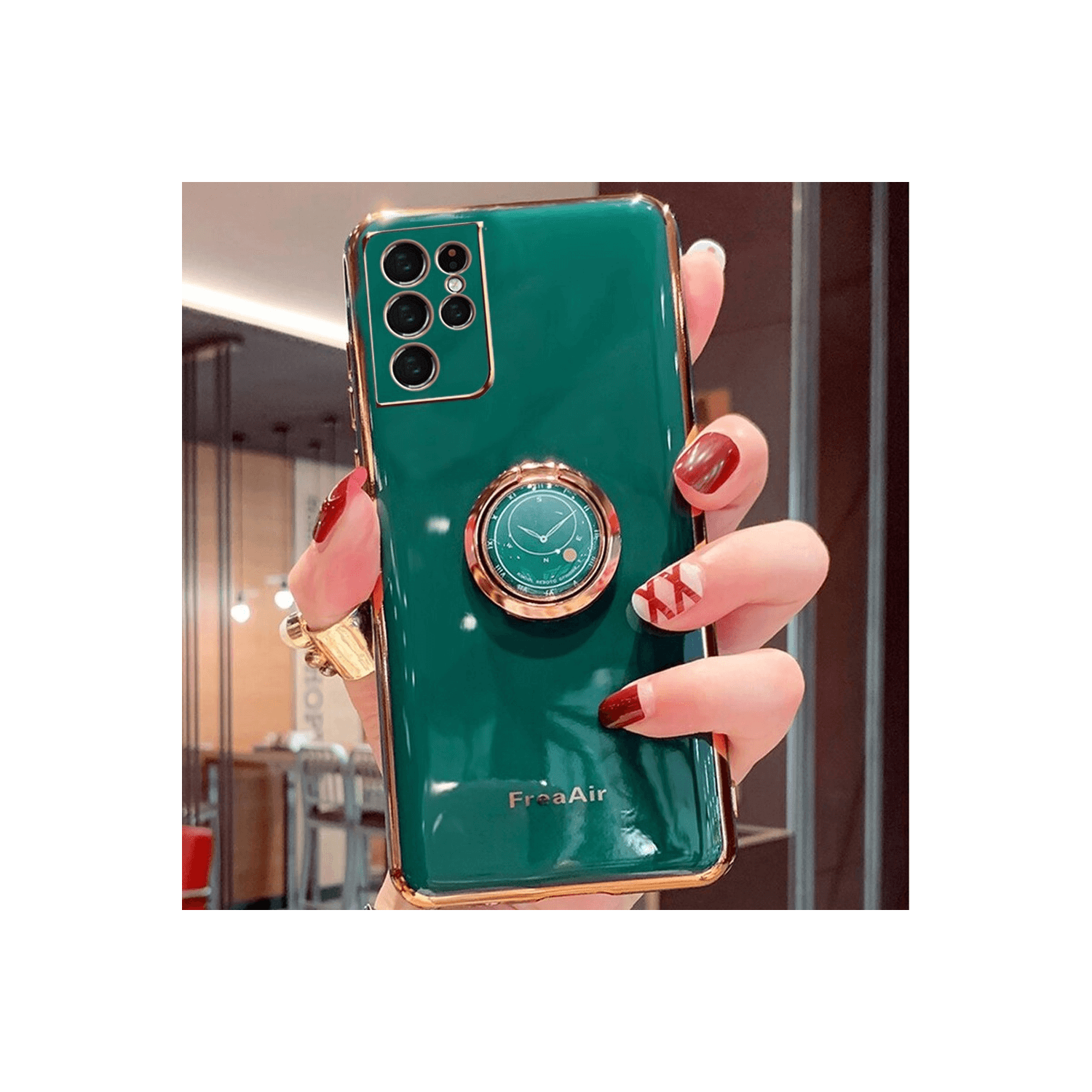 Samsung Galaxy S20 Ultra 5G Case Anti-Drop Hybrid Shockproof Cover Hard Armor Case with Ring Holder Samsung S20 Ultra