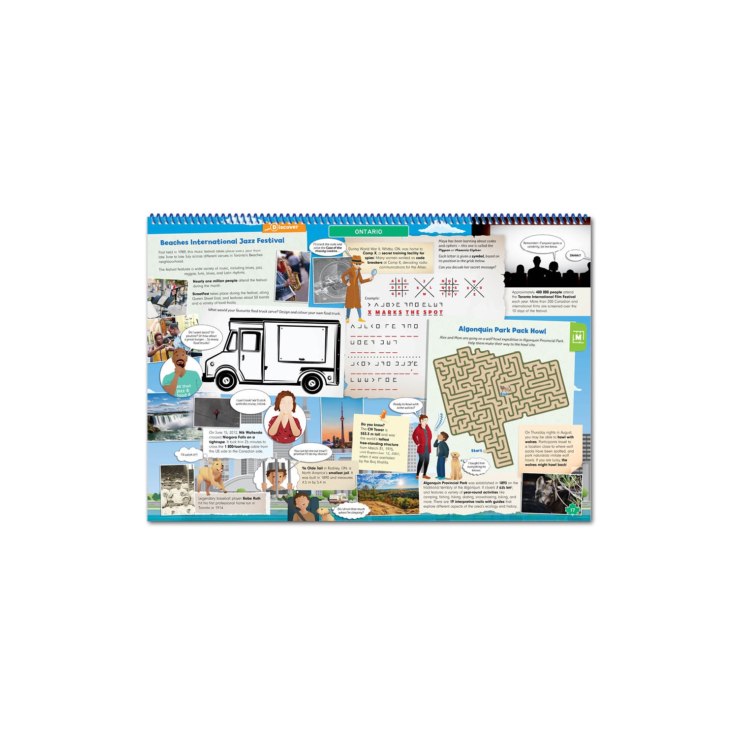 Carnet d’activités canadien – faits et casse-têtes