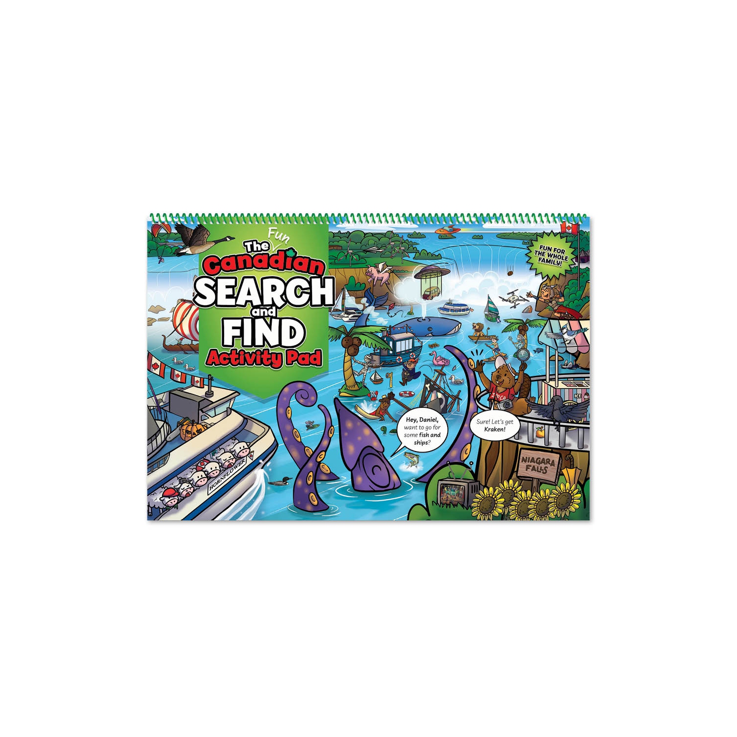 Carnet d'activités canadien – recherche et recherche : Calmar géant