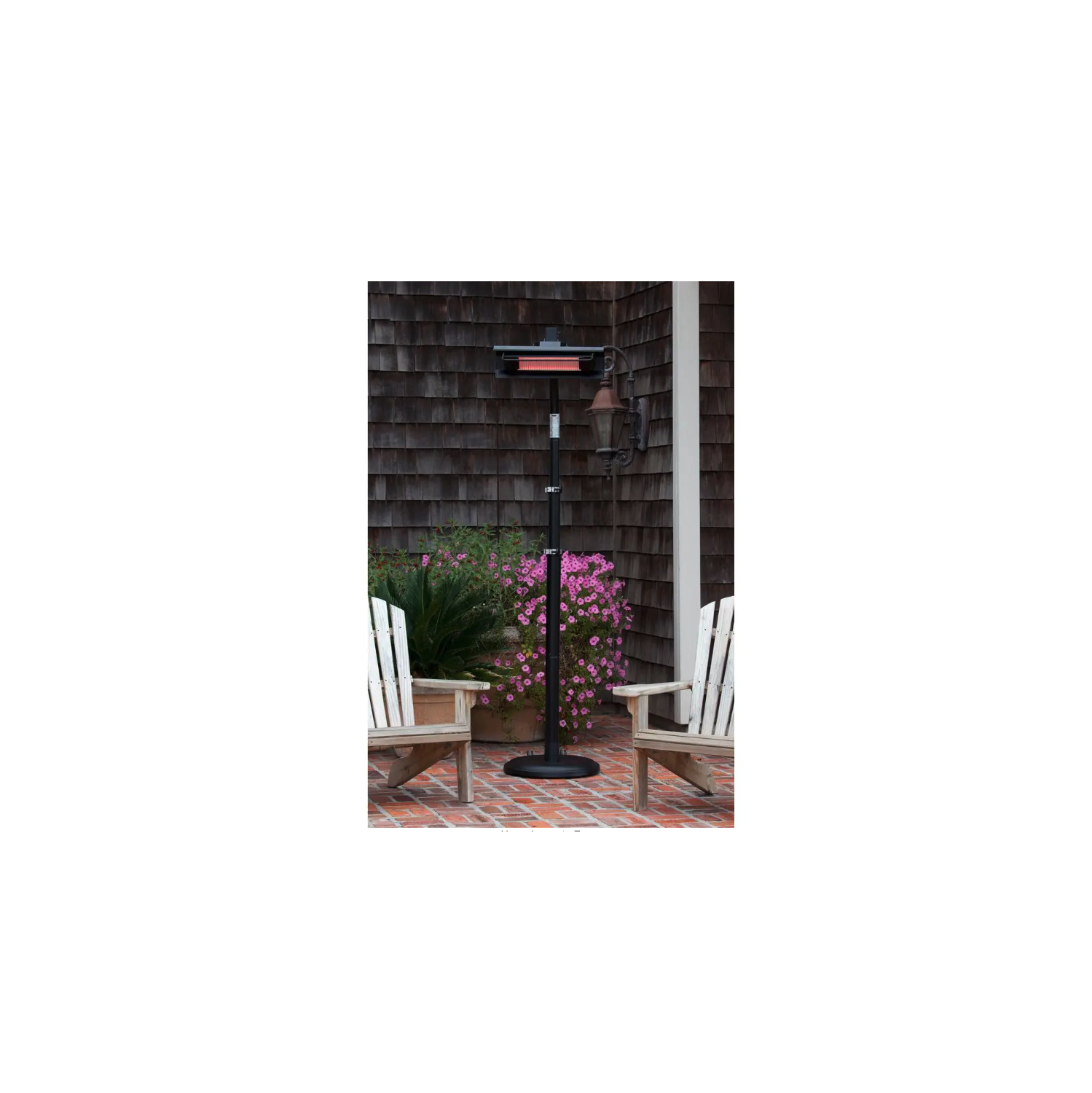 Fire Sense 02678 Chauffe-terrasse télescopique monté sur poteau de 1 500 watts