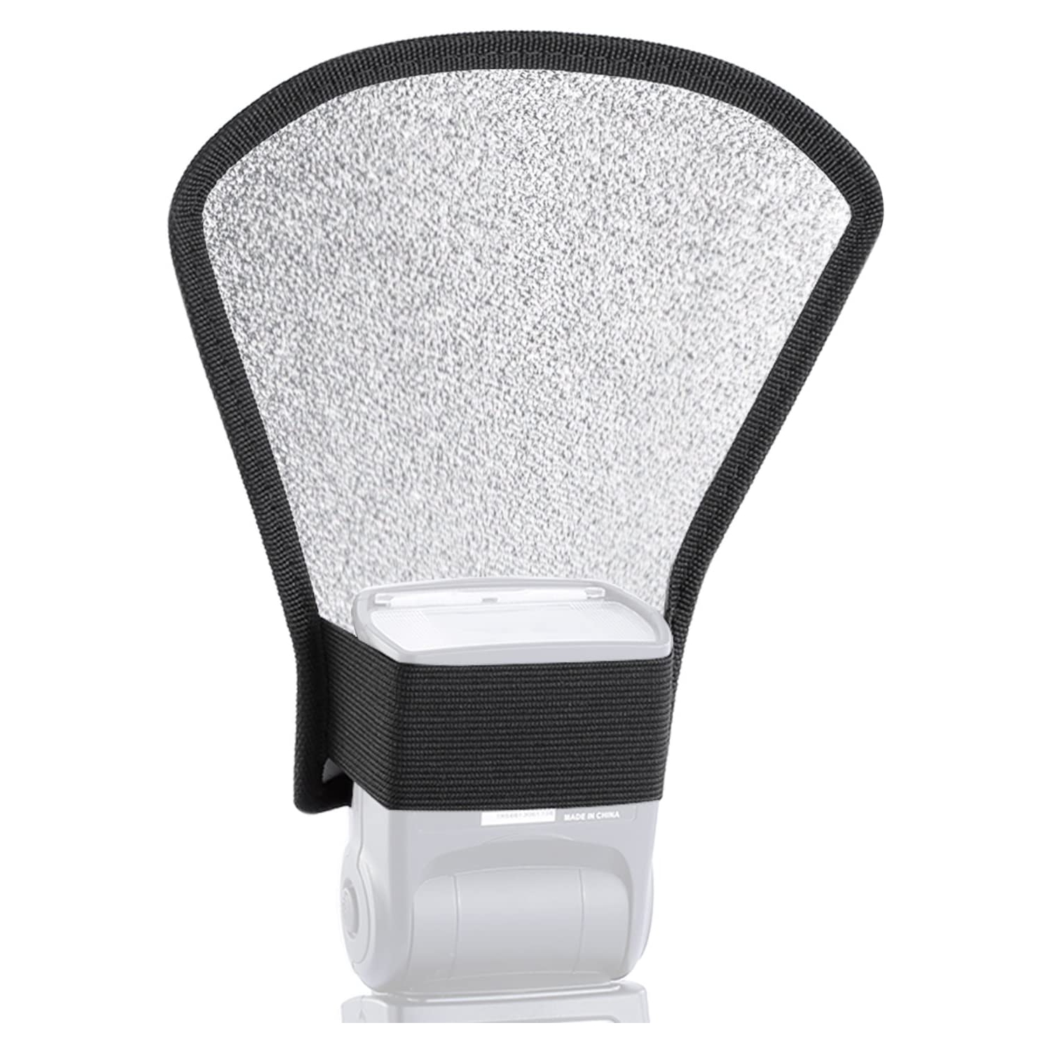 Diffuseur flash argenté/blanc pour flash Speedlite SB-600, SB-800, SB-900, Canon Speedlite 380EX 430EX 550EX 580EX Flash Vivita Flash de Sony Pentax