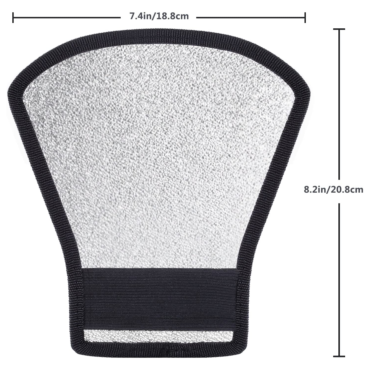 Diffuseur flash argenté/blanc pour flash Speedlite SB-600, SB-800, SB-900, Canon Speedlite 380EX 430EX 550EX 580EX Flash Vivita Flash de Sony Pentax