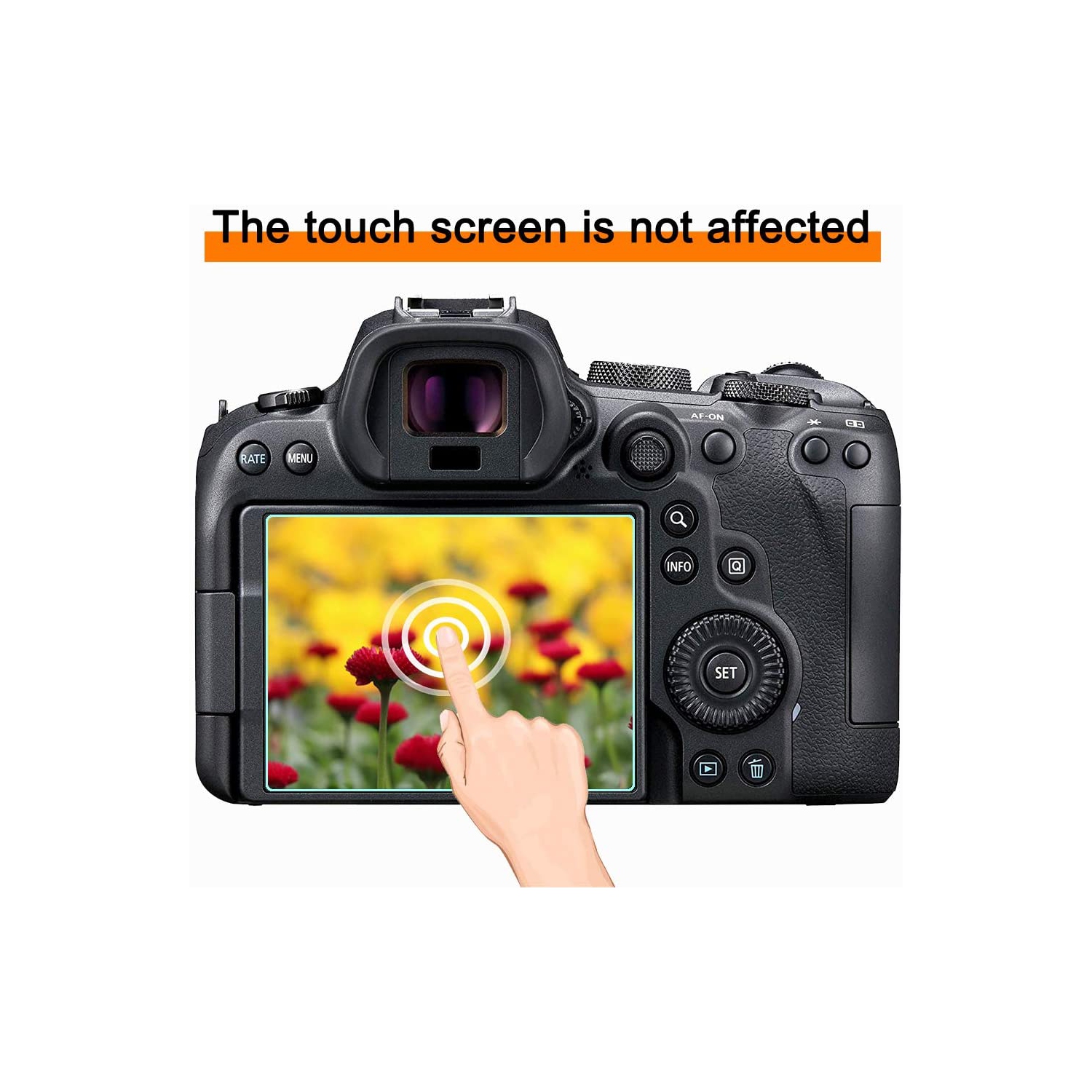 Glass Screen Protector Foils Compatible for Sony Alpha A7R IV A7R4 / A7R III A7III A7II / A7R3 A7R2 A7M2 Digital Camera ,Tempered Glass Film