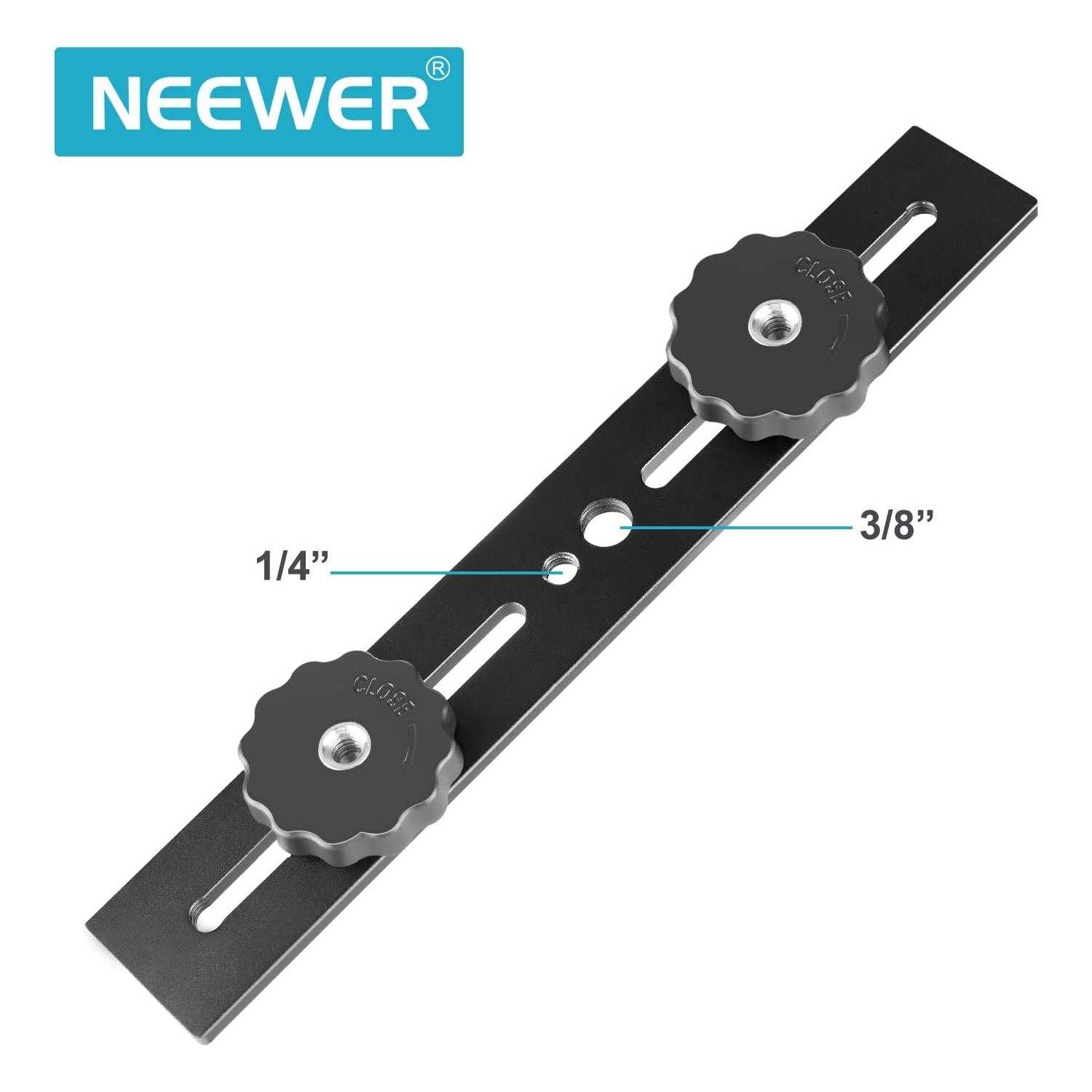 8'/20.3cm Dual Camera Mount Tripod Bracket for 3D Stereo Stereoscopic Photography