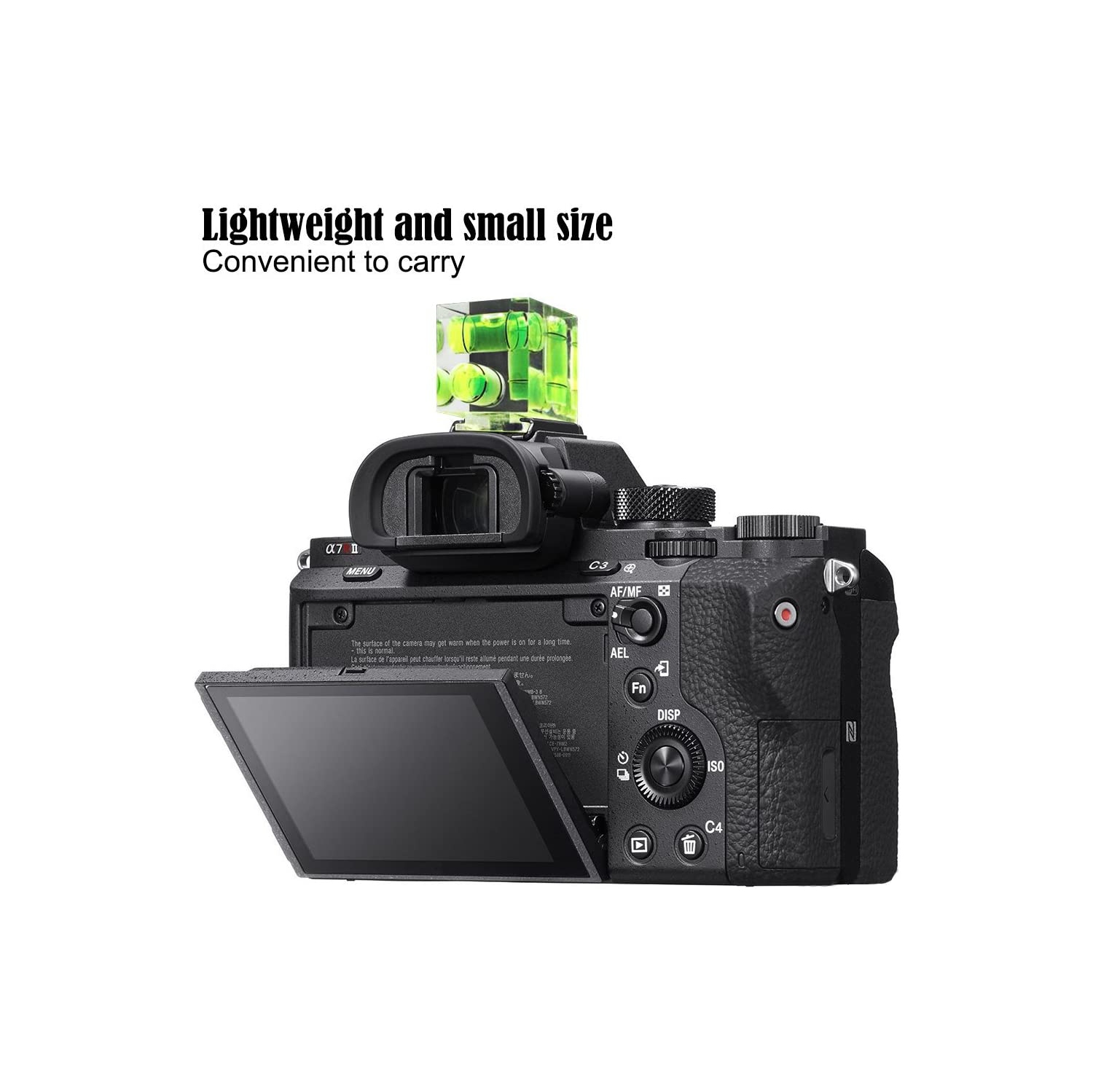 Triple 3 Axis Hot Shoe Bubble Spirit Level for Canon Nikon Pentax DSLR Camera