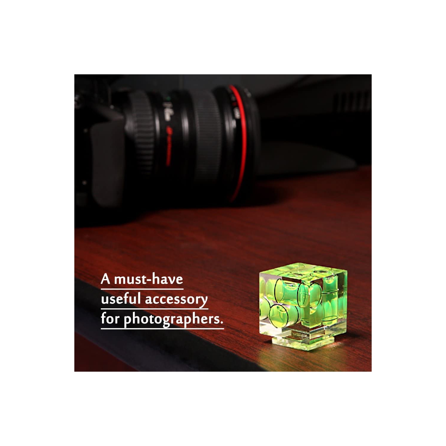 Triple 3 Axis Hot Shoe Bubble Spirit Level for Canon Nikon Pentax DSLR Camera