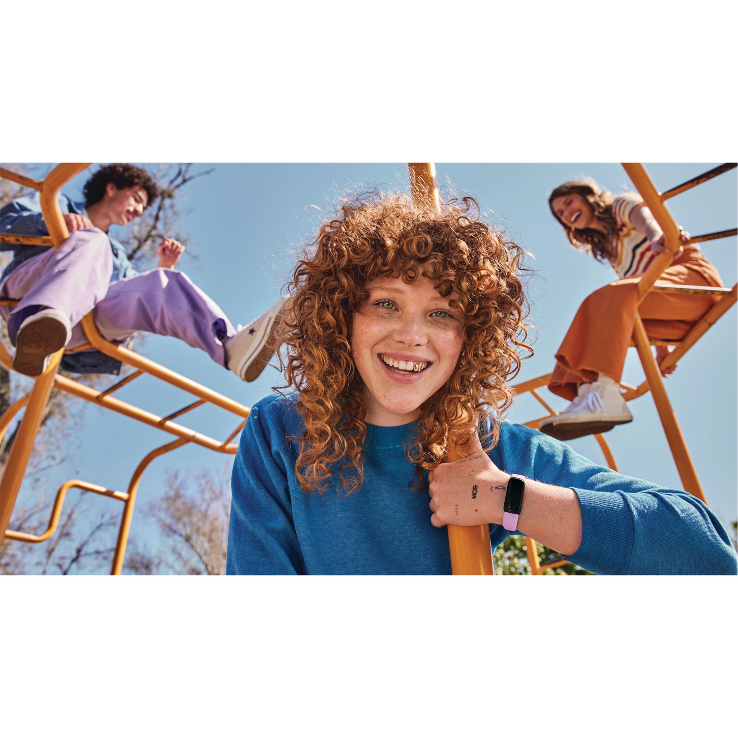 Google Fitbit Inspire 3 Fitness Tracker with Heart Rate Monitor & 6 Months Fitbit Premium - Lilac Bliss