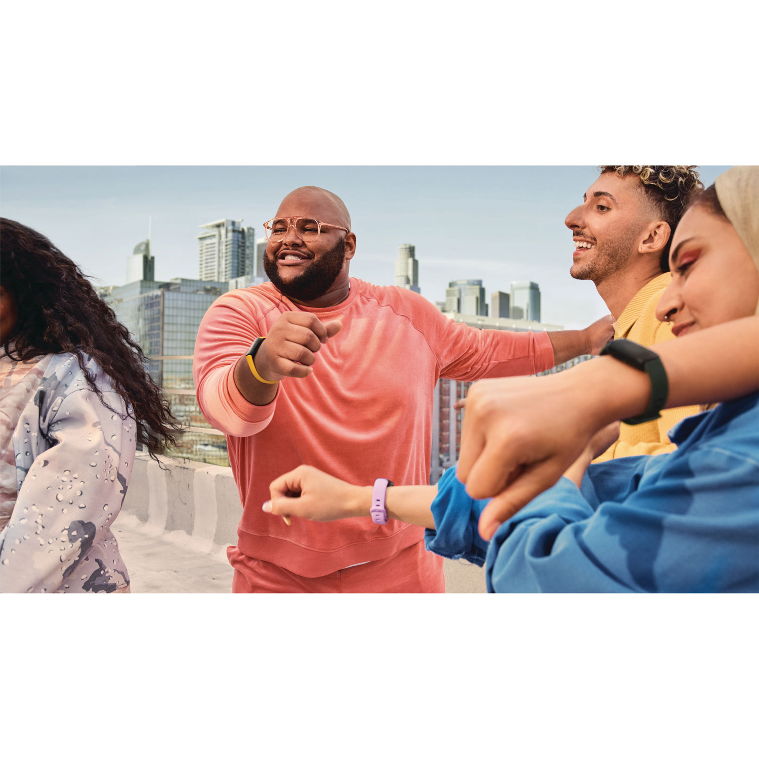 Google Fitbit Inspire 3 Fitness Tracker with Heart Rate Monitor & 6 Months Fitbit Premium - Morning Glow