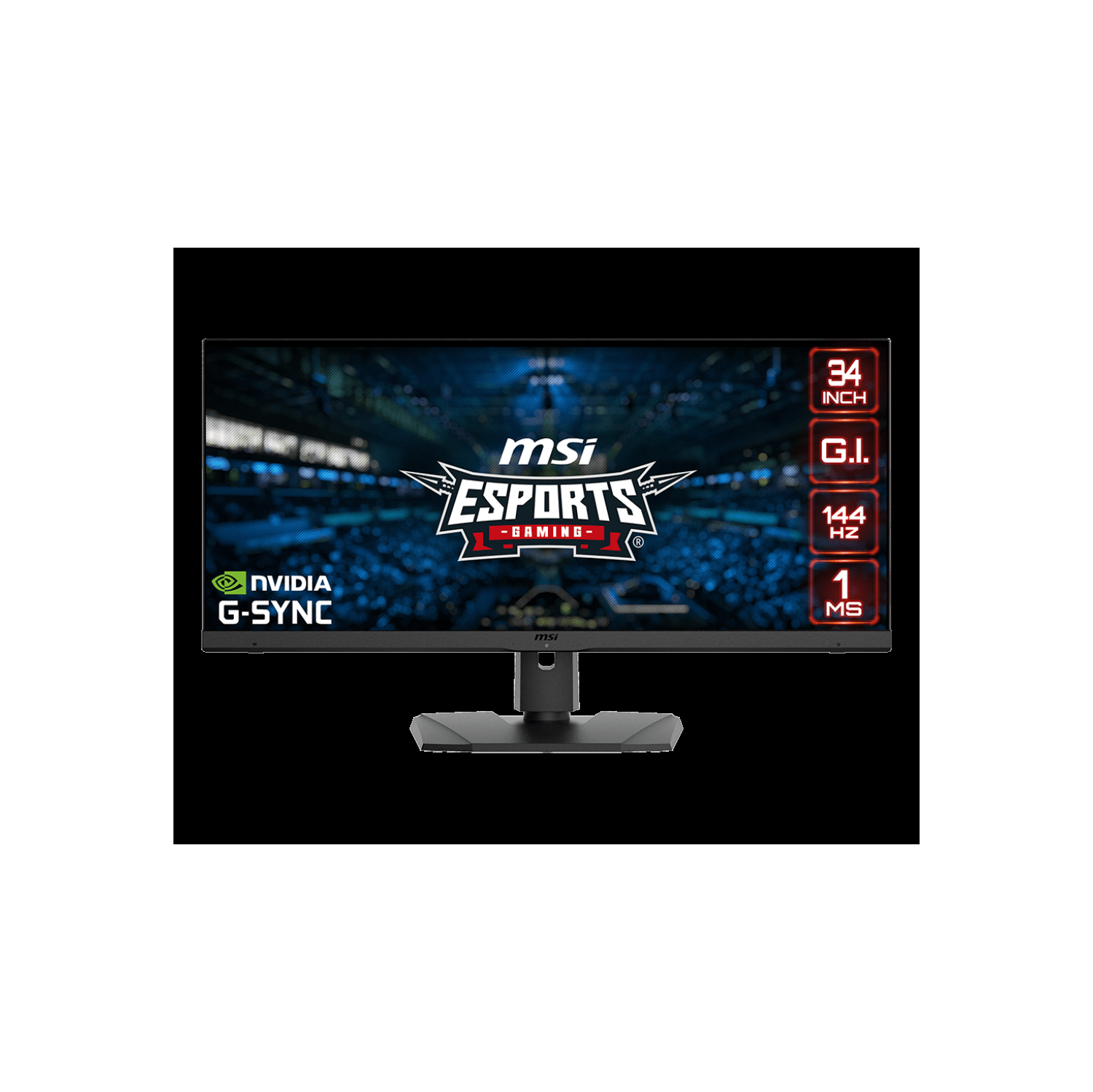 MSI Optix MPG341QR 34" (2K) 21:9 Ultra-Wide IPS Gaming Monitor