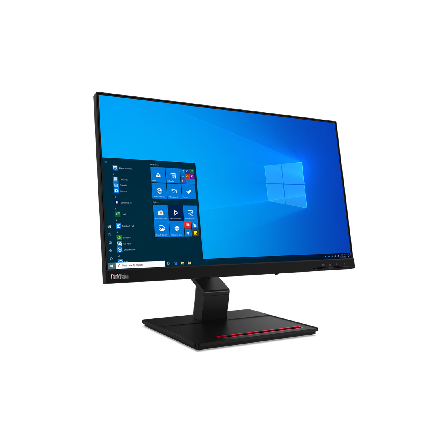 Lenovo 23.8" FHD 60Hz Touchscreen IPS LCD Monitor - Raven Black