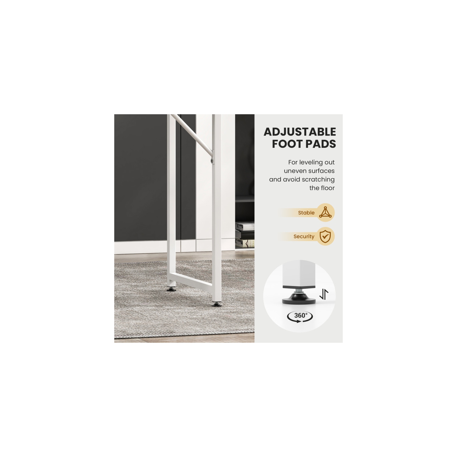 L-Shaped Computer Desk and Writing Workstation for Home Office Corner Setup