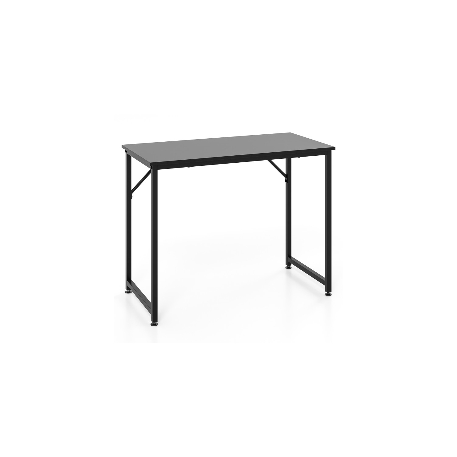 L-Shaped Computer Desk and Writing Workstation for Home Office Corner Setup