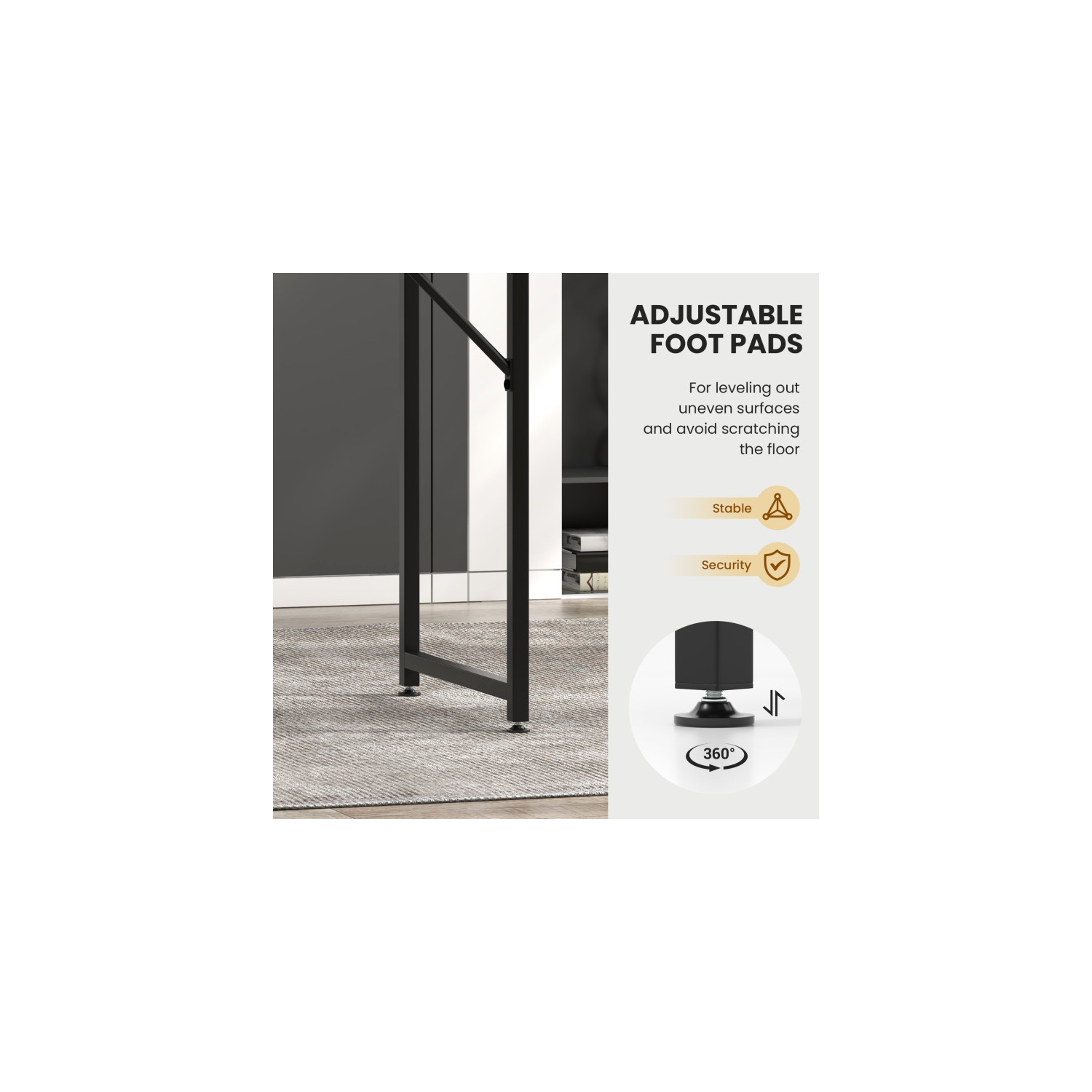 L-Shaped Computer Desk and Writing Workstation for Home Office Corner Setup