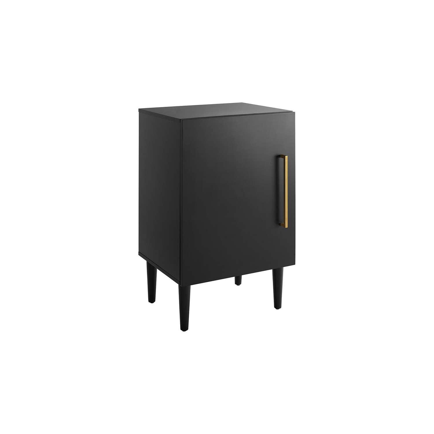 Crosley Everett Record Player Stand in Matte Black