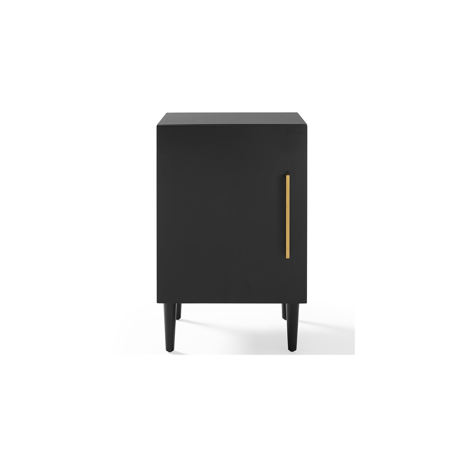 Crosley Everett Record Player Stand in Matte Black