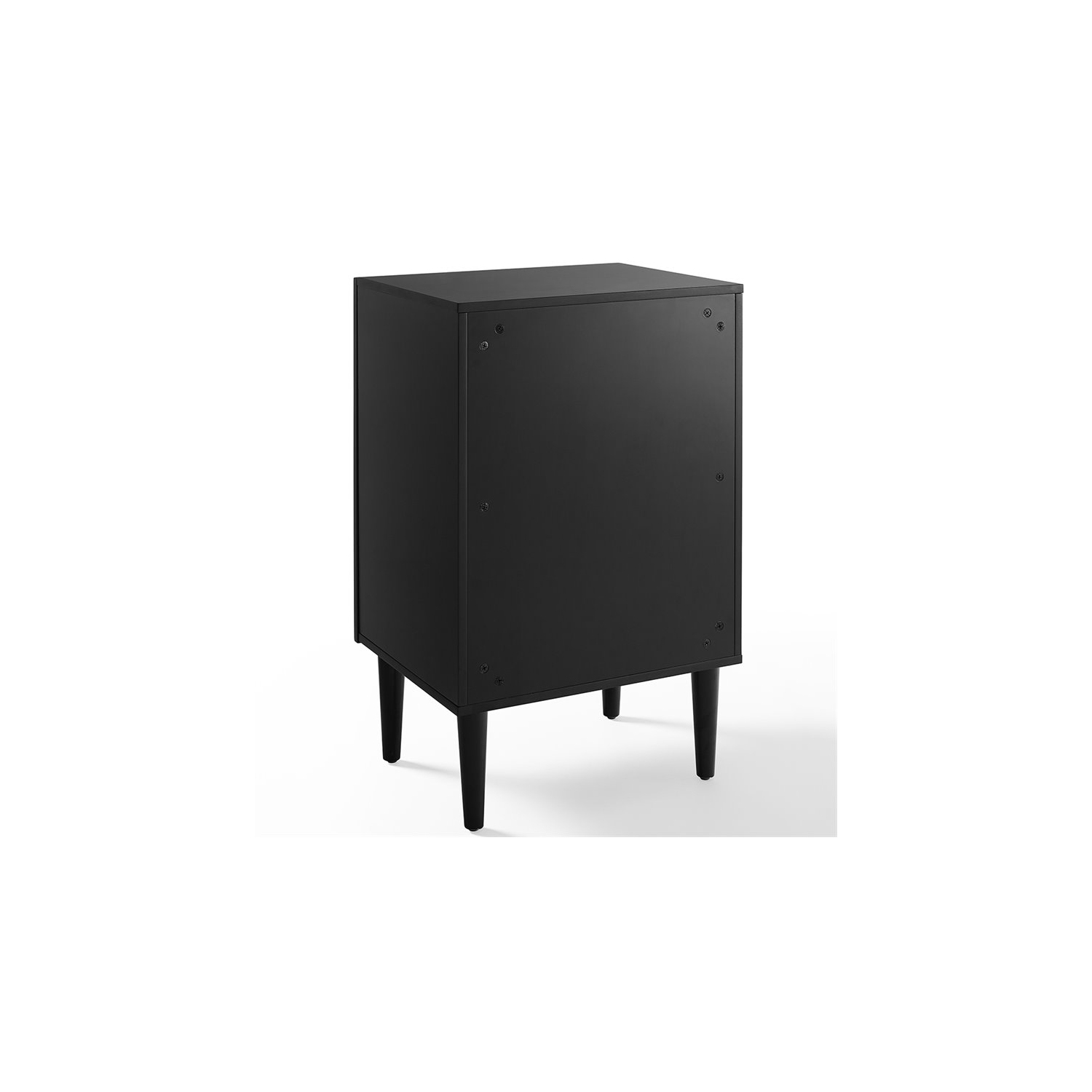 Crosley Everett Record Player Stand in Matte Black