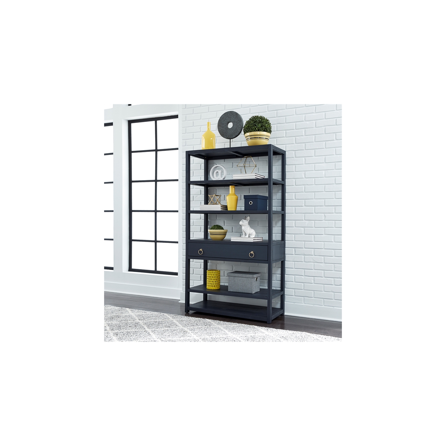 East End Multi Accent Bookcase