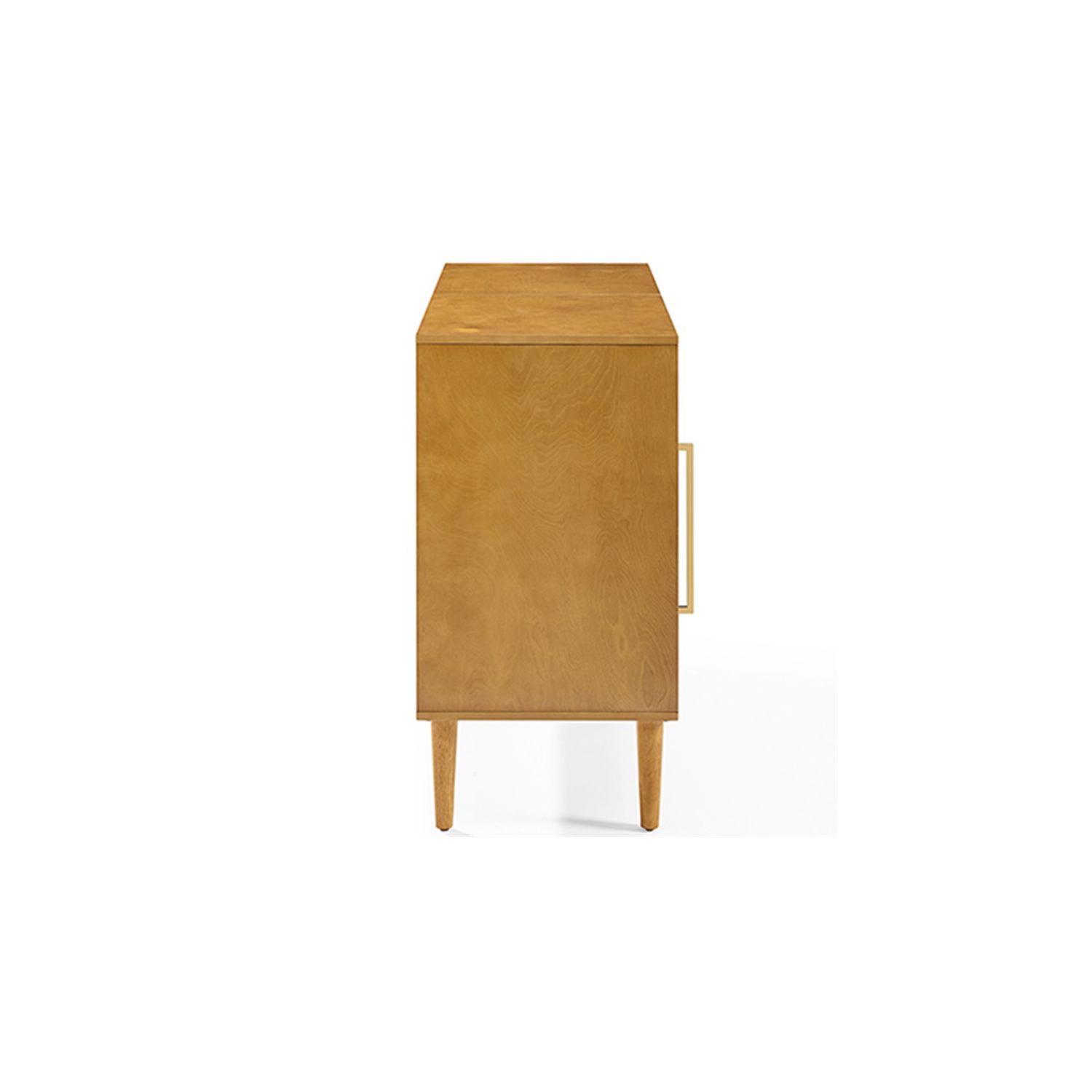 Crosley Everett Record Player Stand in Acorn