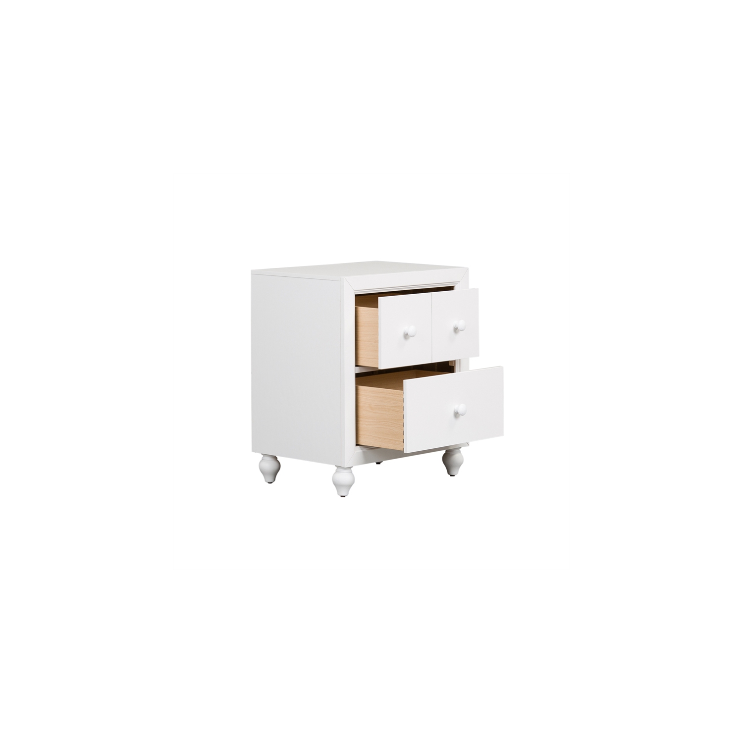 Cottage View White Night Stand