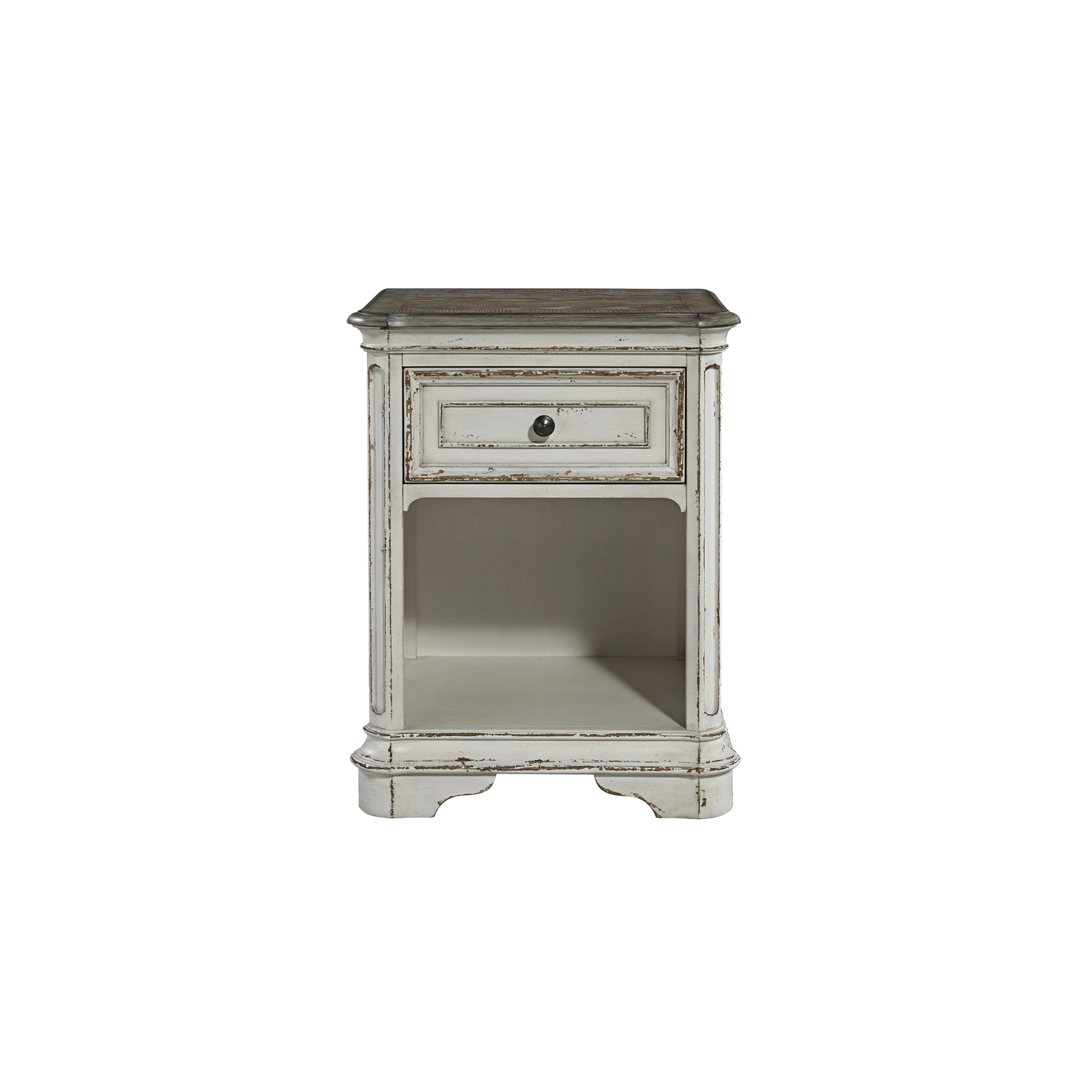 Magnolia Manor White 1 Drawer Night Stand