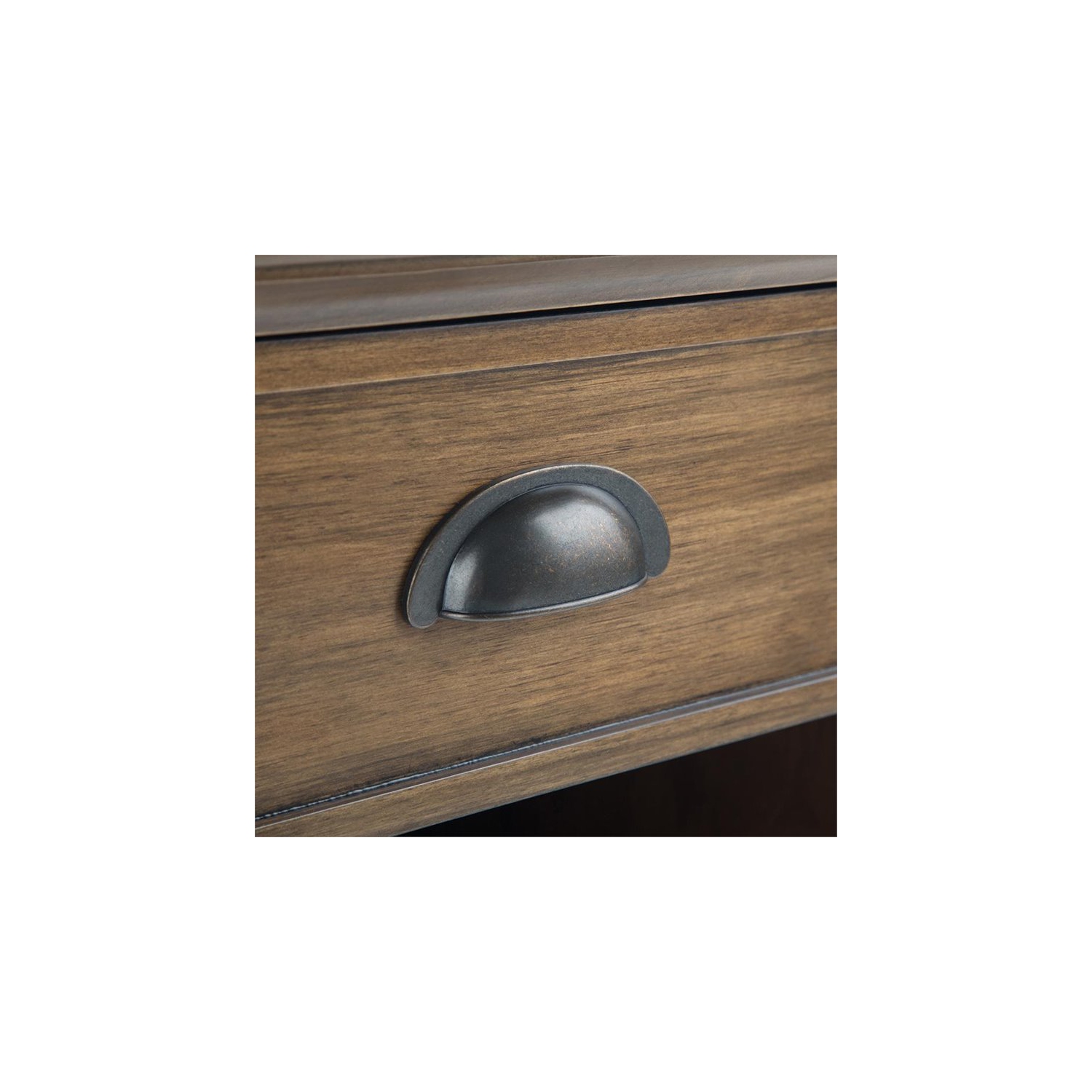 Simpli Home Acadian Wood 24" Transitional Bedside Nightstand Table in Rustic Natural Brown