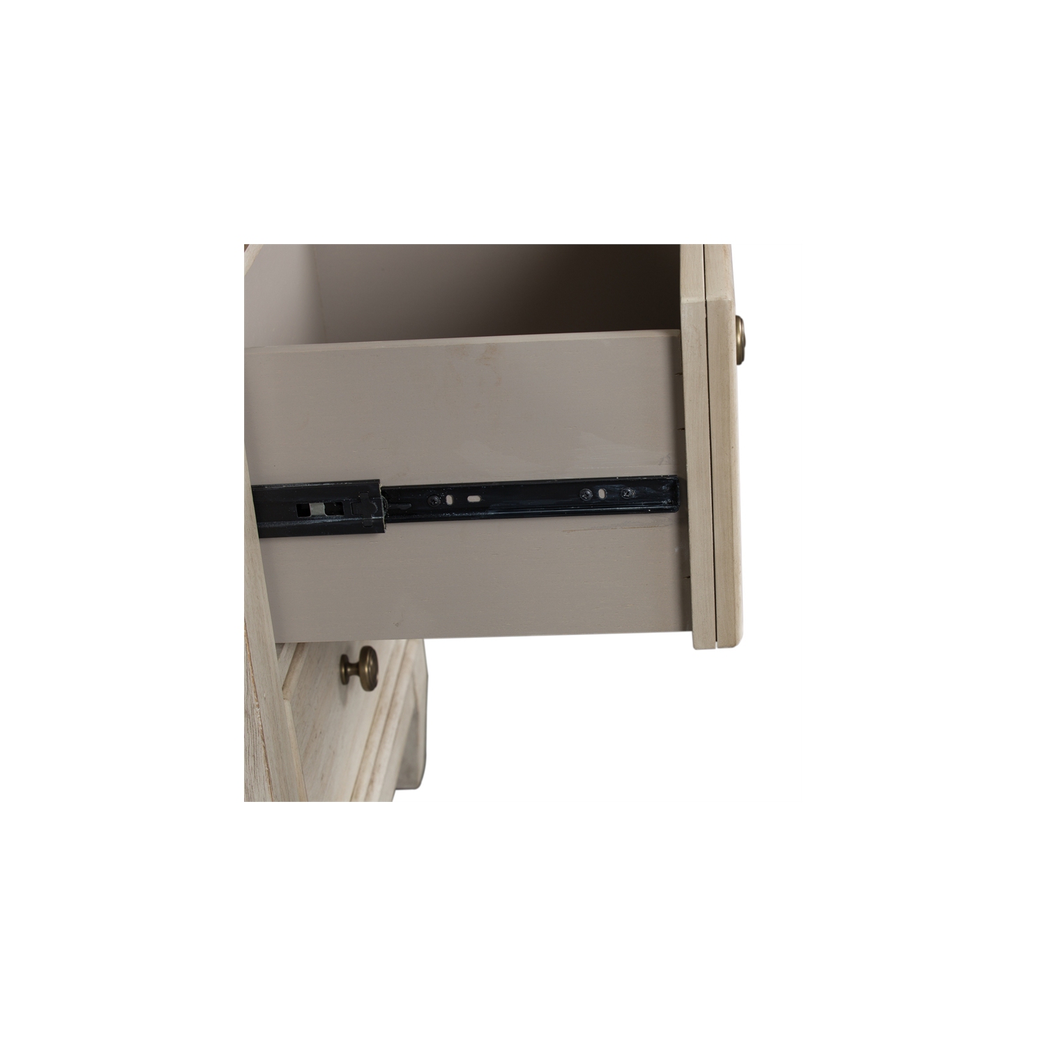 Heartland White 2 Drawer Night Stand w/ Charging Station