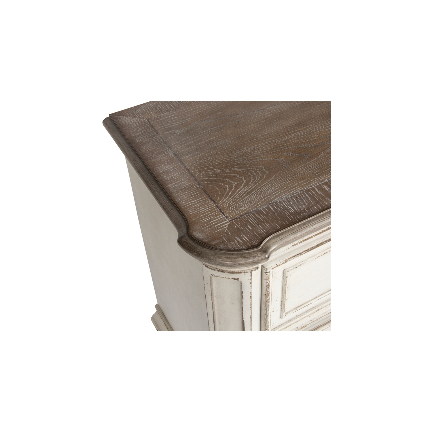 Magnolia Manor White 2 Drawer Night Stand