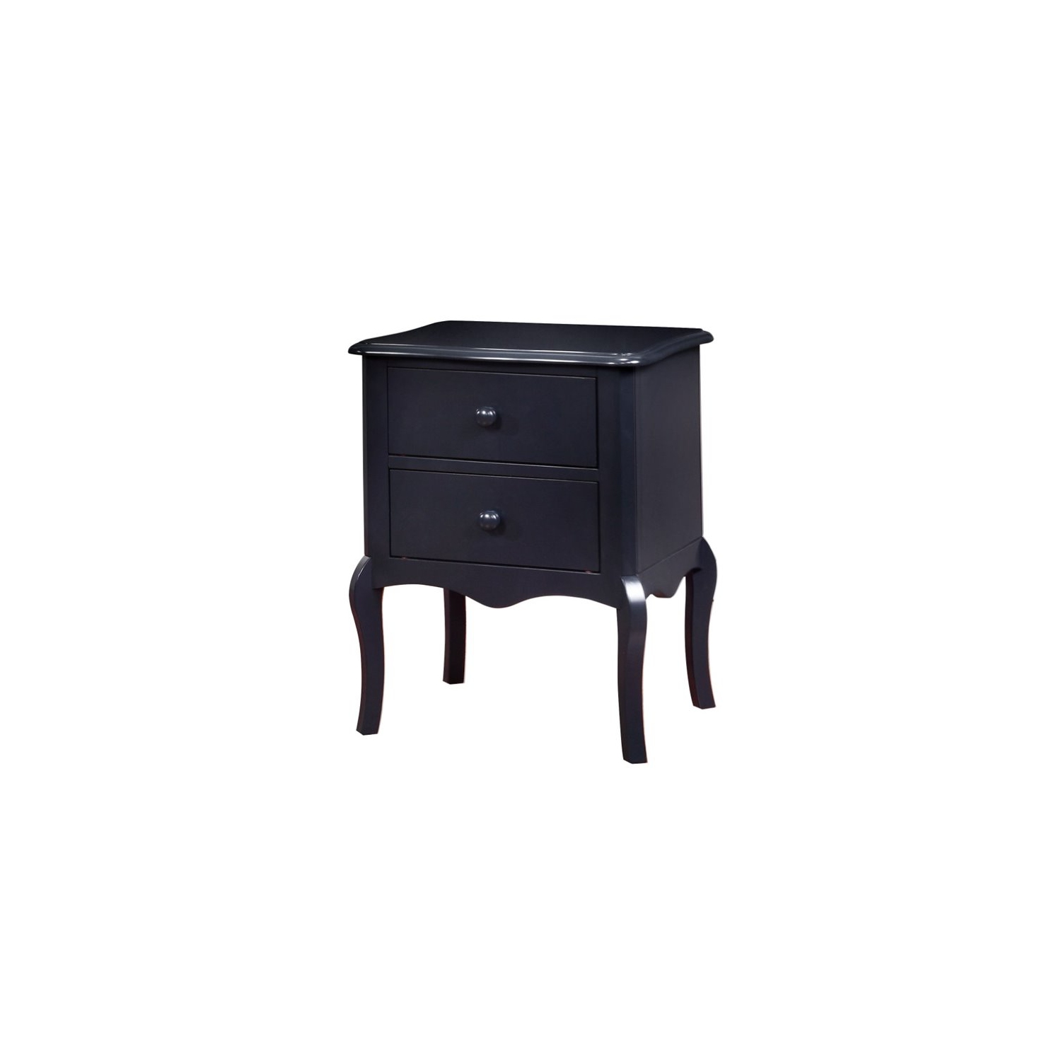 Furniture of America Torrez Traditional Wood 2-Drawer Nightstand in Blue