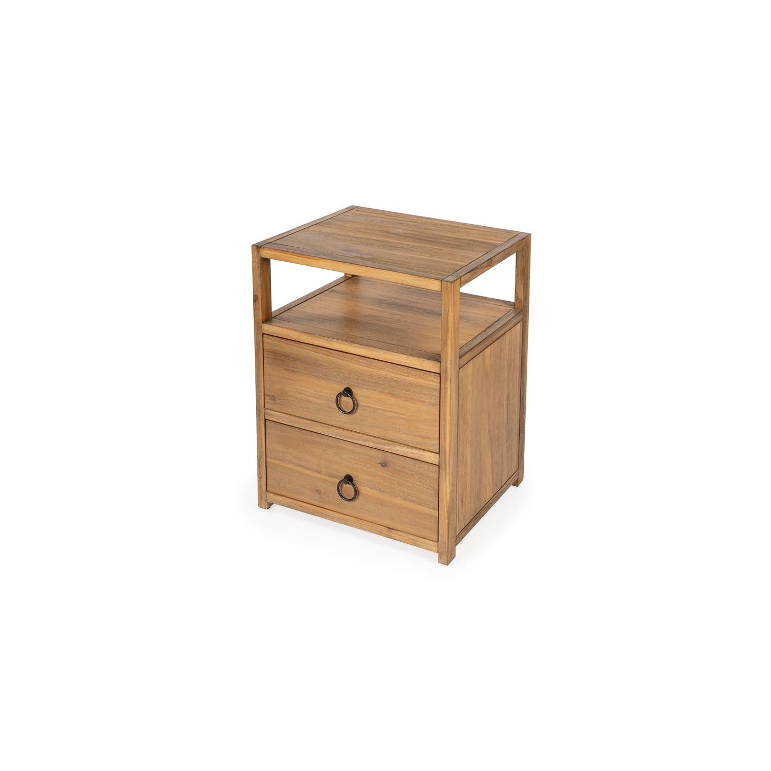 Butler Specialty Company Lark 2-Drawer Wood Nightstand - Natural
