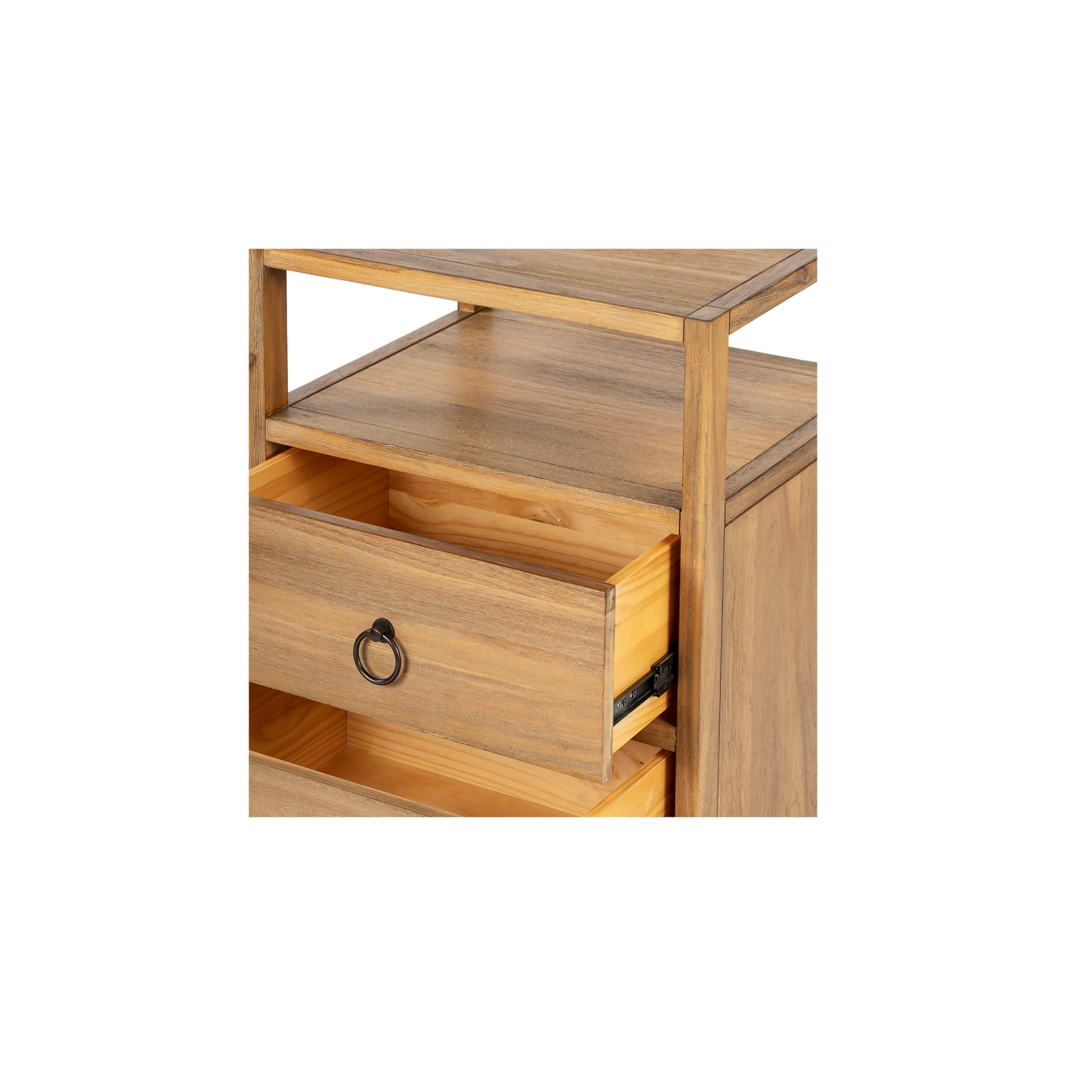 Butler Specialty Company Lark 2-Drawer Wood Nightstand - Natural