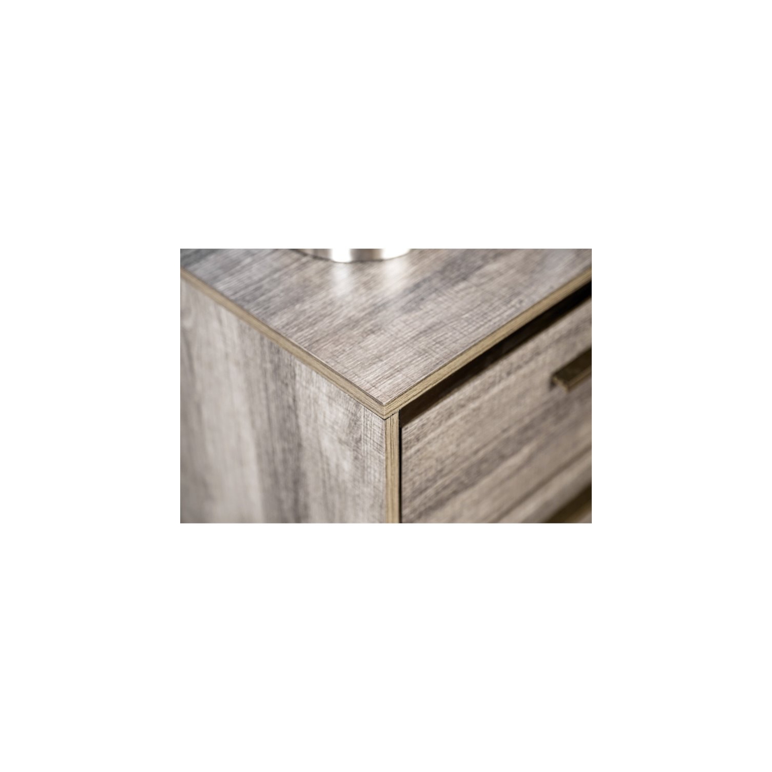 Furniture of America Charlsie Solid Wood 2-Drawer Nightstand in Antique Gray