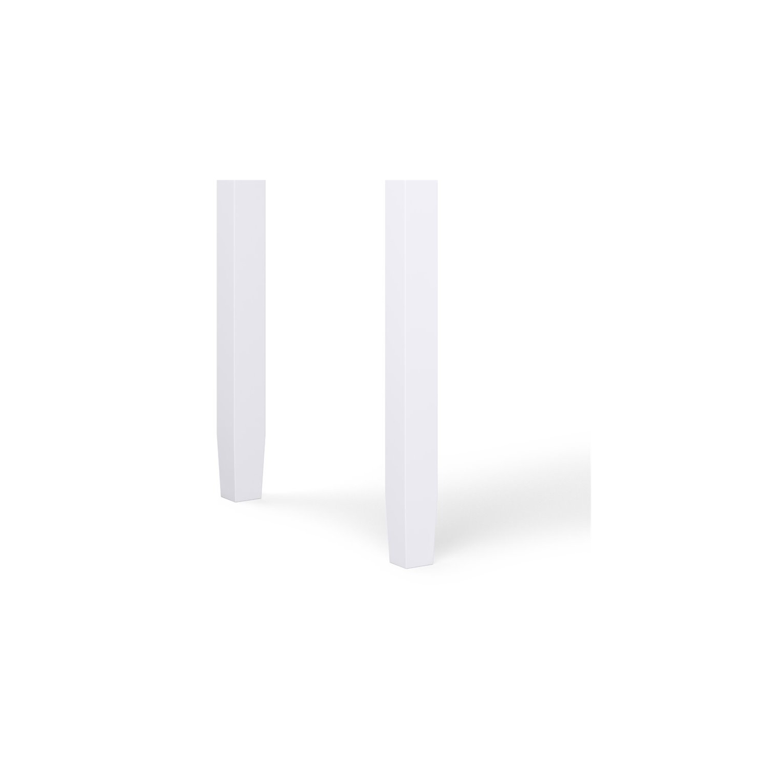 Simpli Home Warm Shaker Wood Transitional 48" Writing Office Desk in White