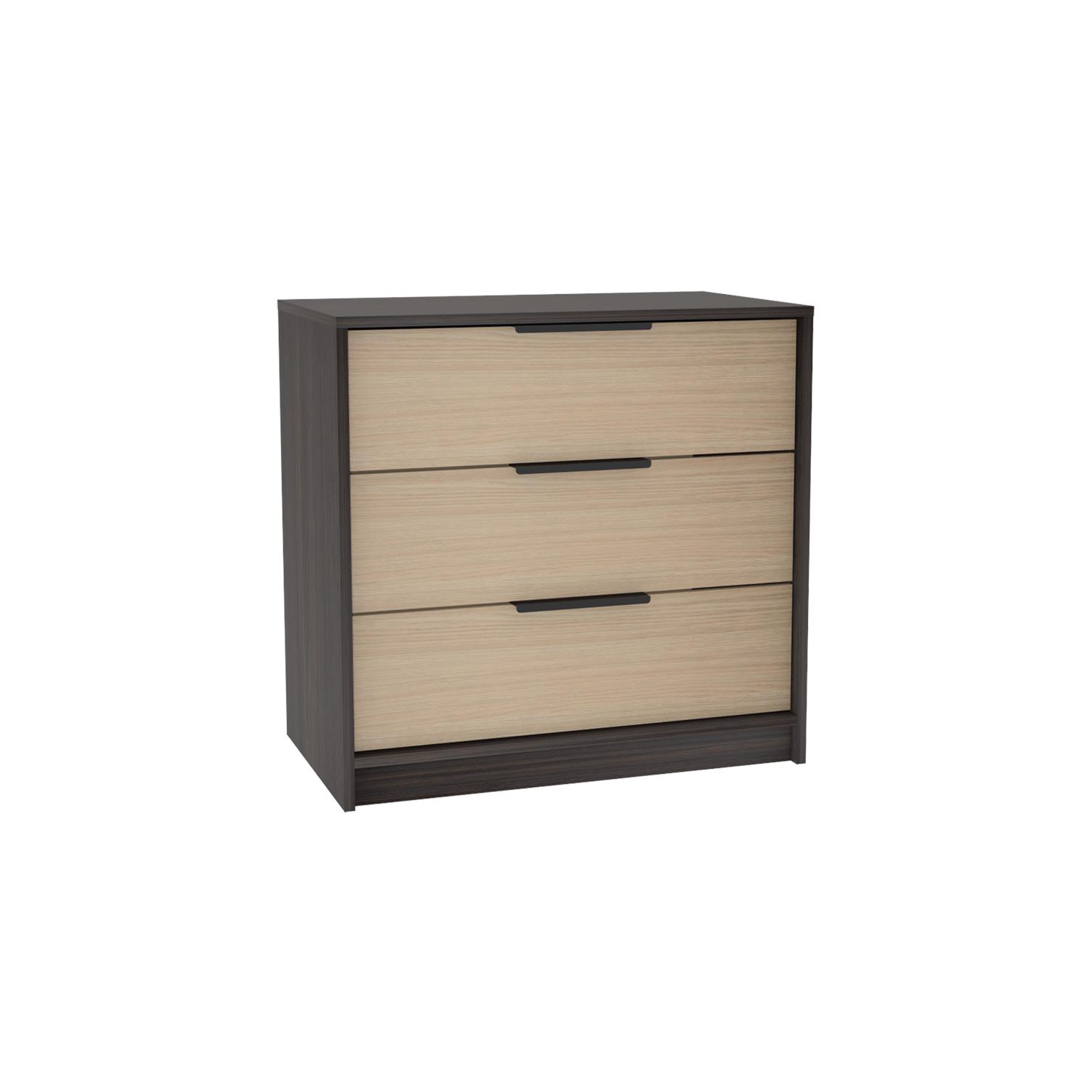 Bowery Hill 3 Drawers Dresser in Weathered Oak