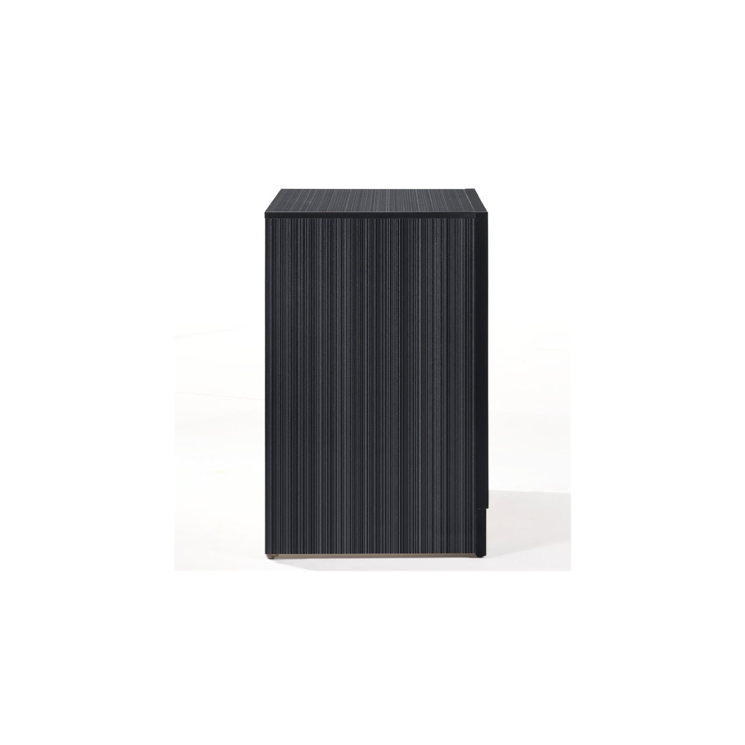 ACME Naima Square 3 Drawers Nightstand in Black