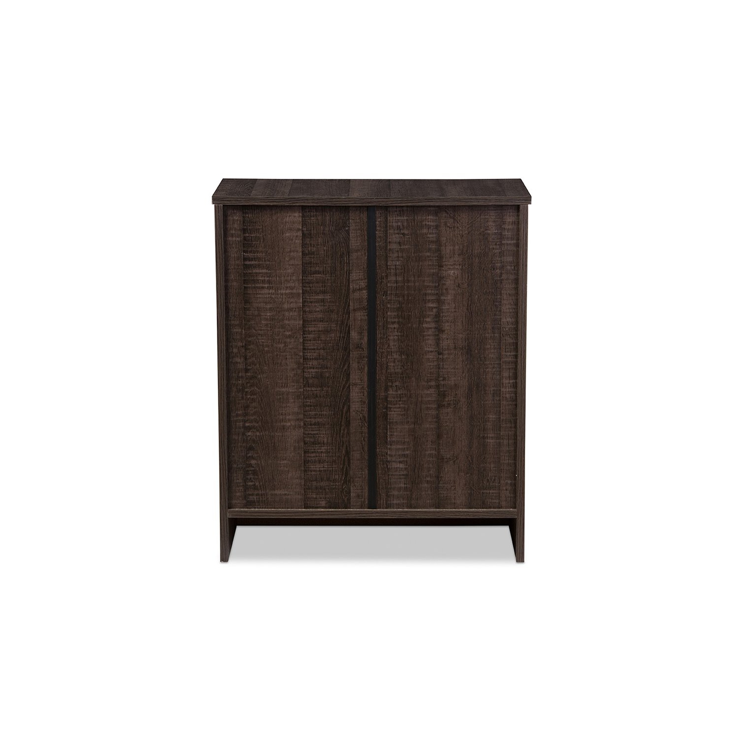 Baxton Studio Decon 3 Drawer Chest in Espresso
