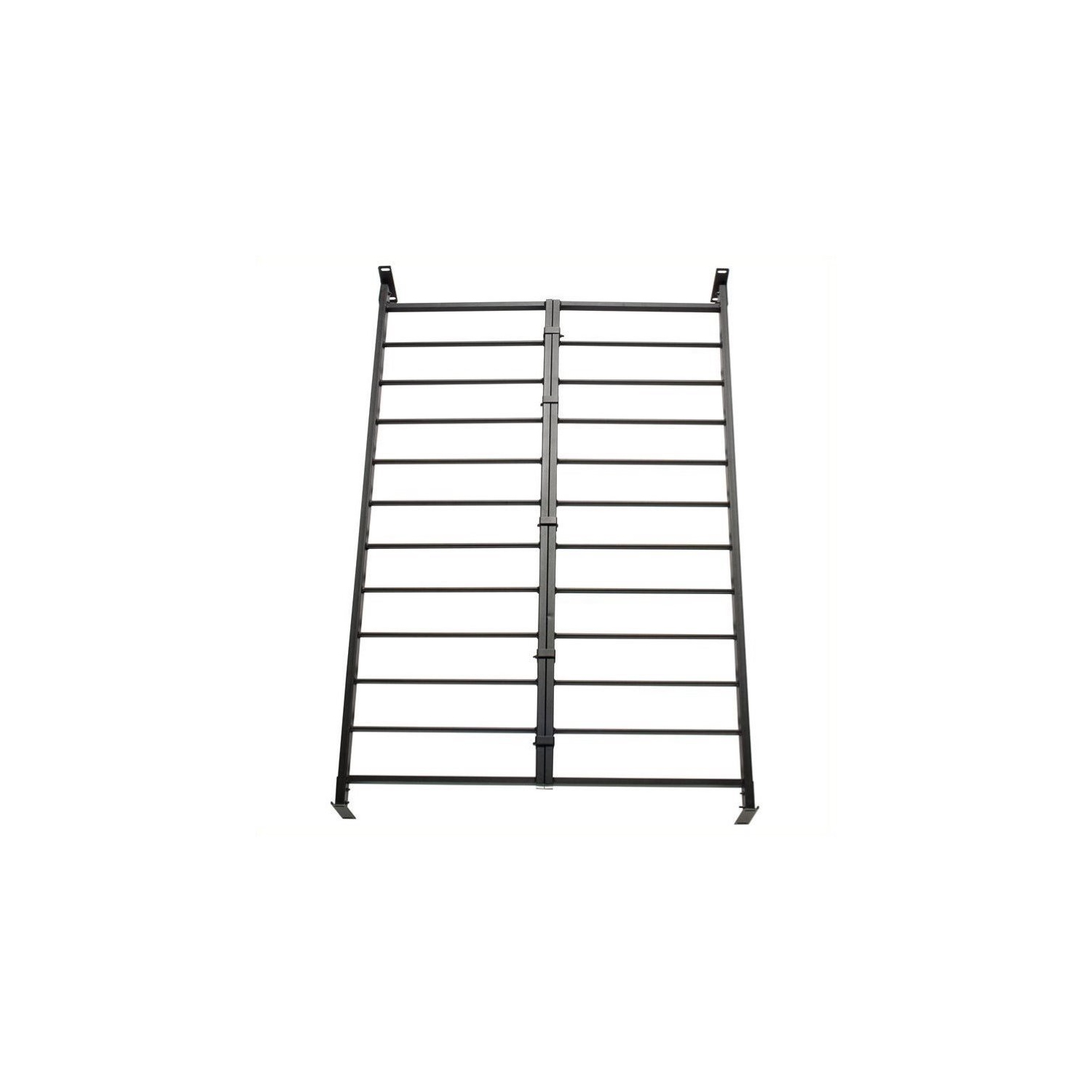 Plateforme suspendue de lit de repos en métal de 39 x 76 po de la collection Hawthorne, noir foncé