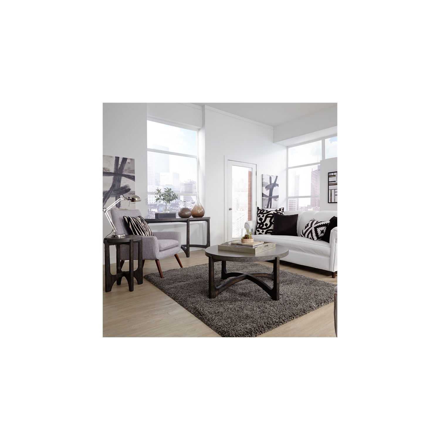 Cascade Dark Brown 3 Piece Set