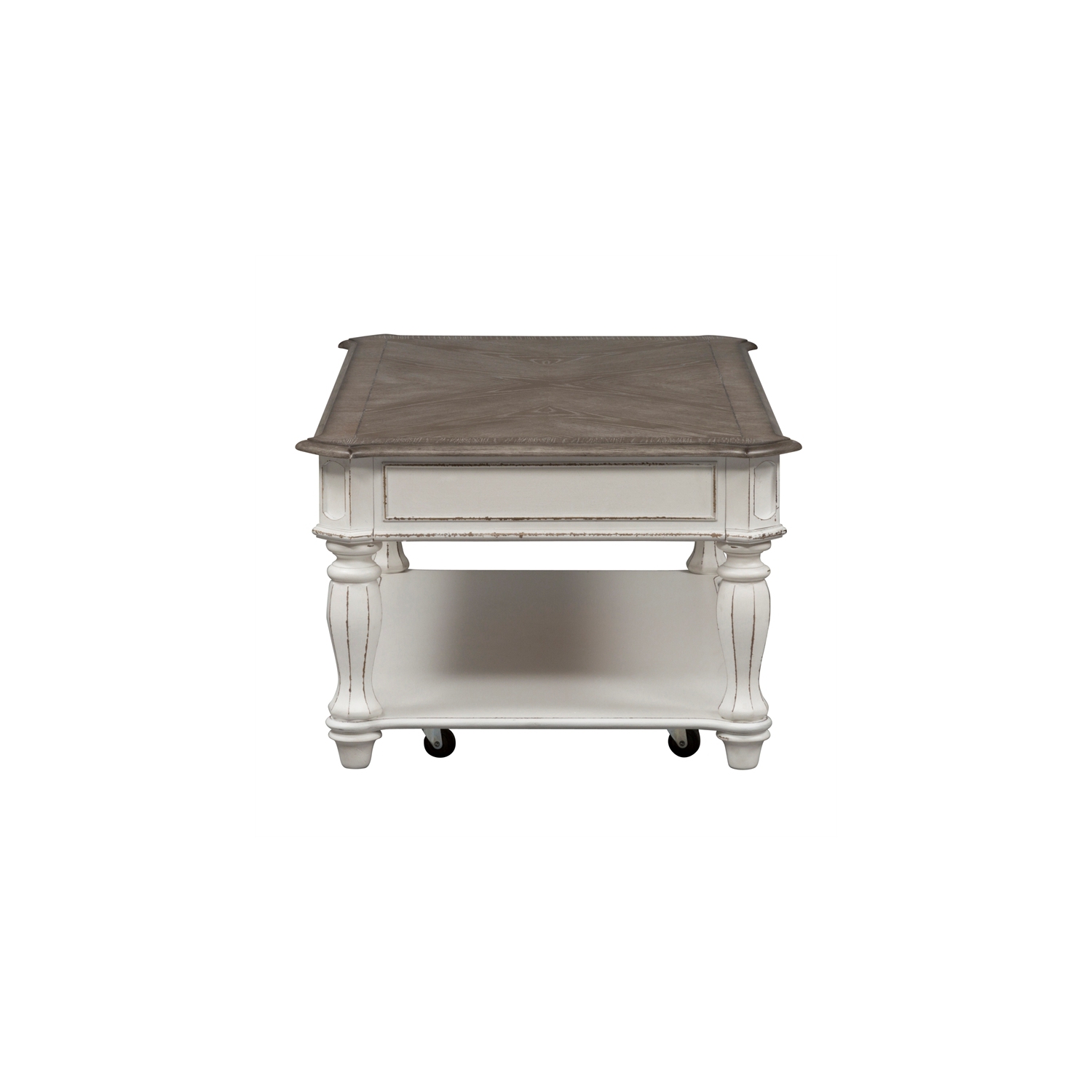 Table basse rectangulaire Magnolia Manor blanc