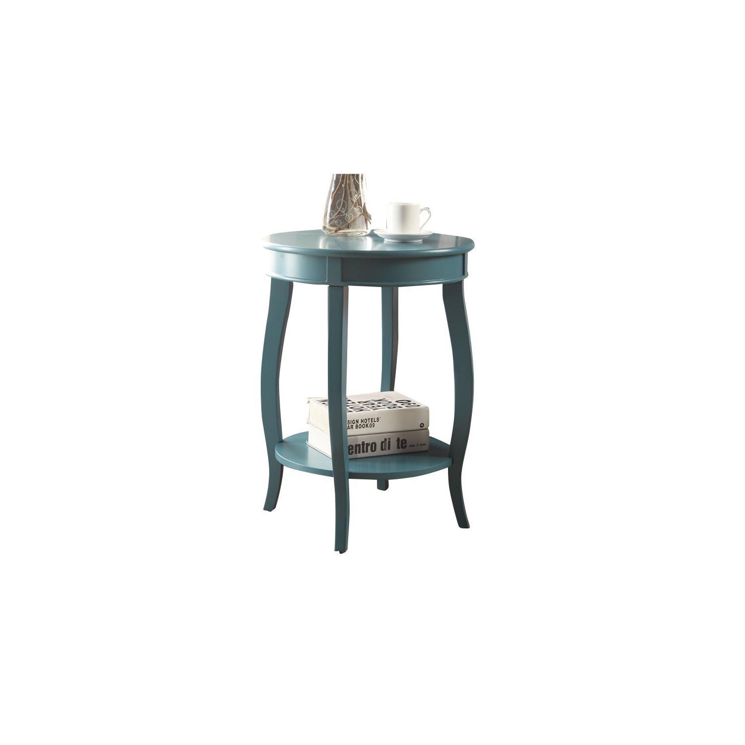 ACME Aberta End Table in Teal