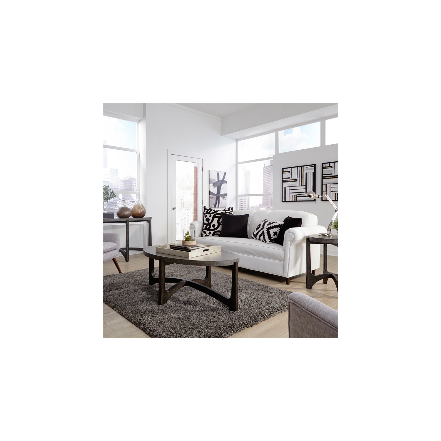 Cascade Dark Brown 3 Piece Set