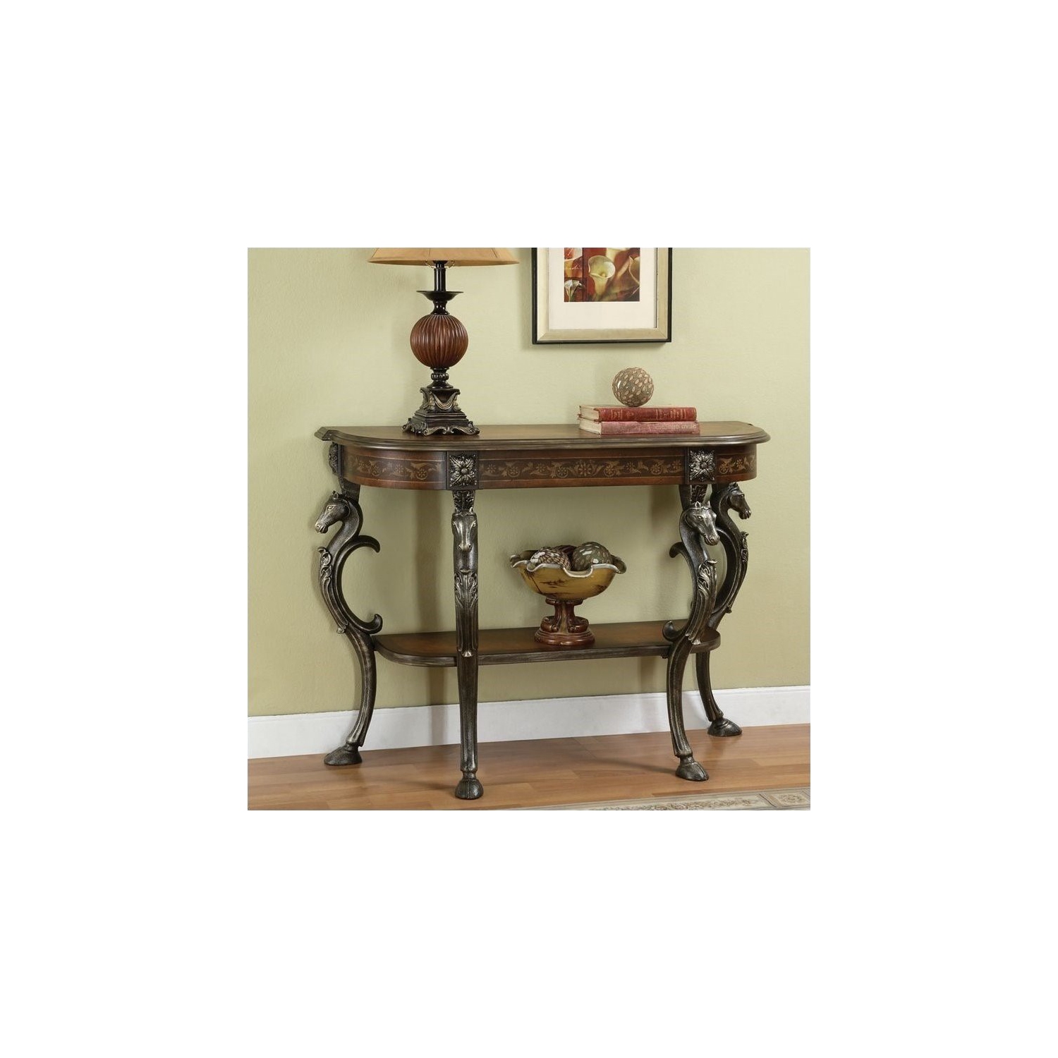 Bowery Hill Wild Horses Console Table