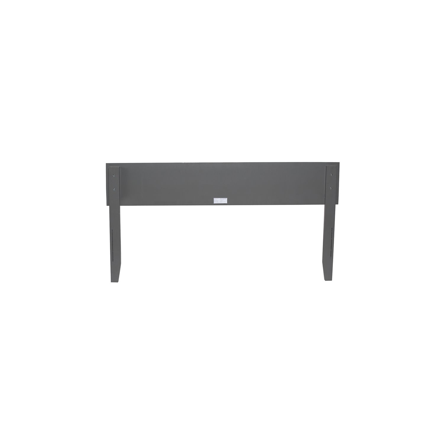 AFI Orlando Full Panel Solid Wood Headboard in Gray