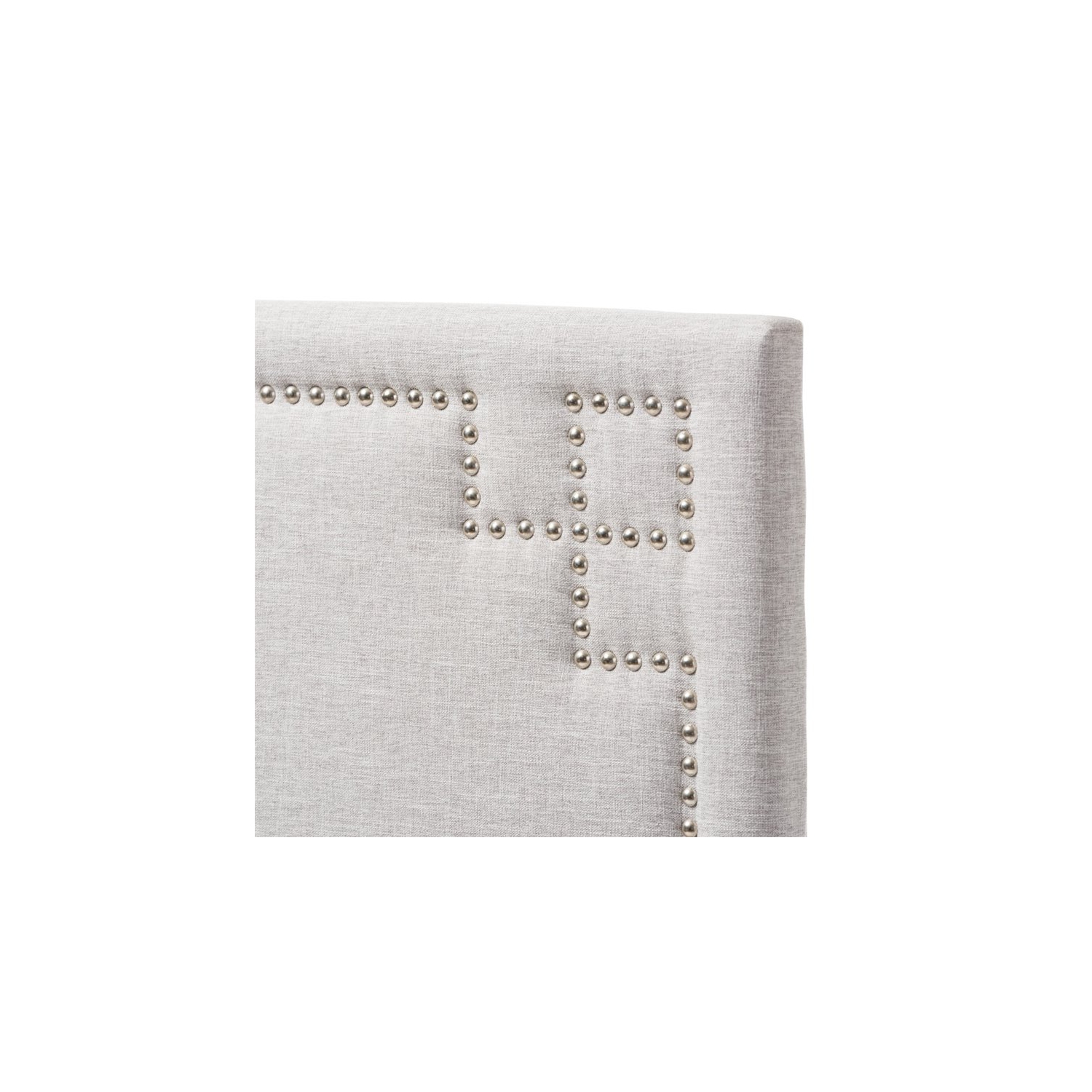 Geneva Upholstered Twin Headboard in Grayish Beige