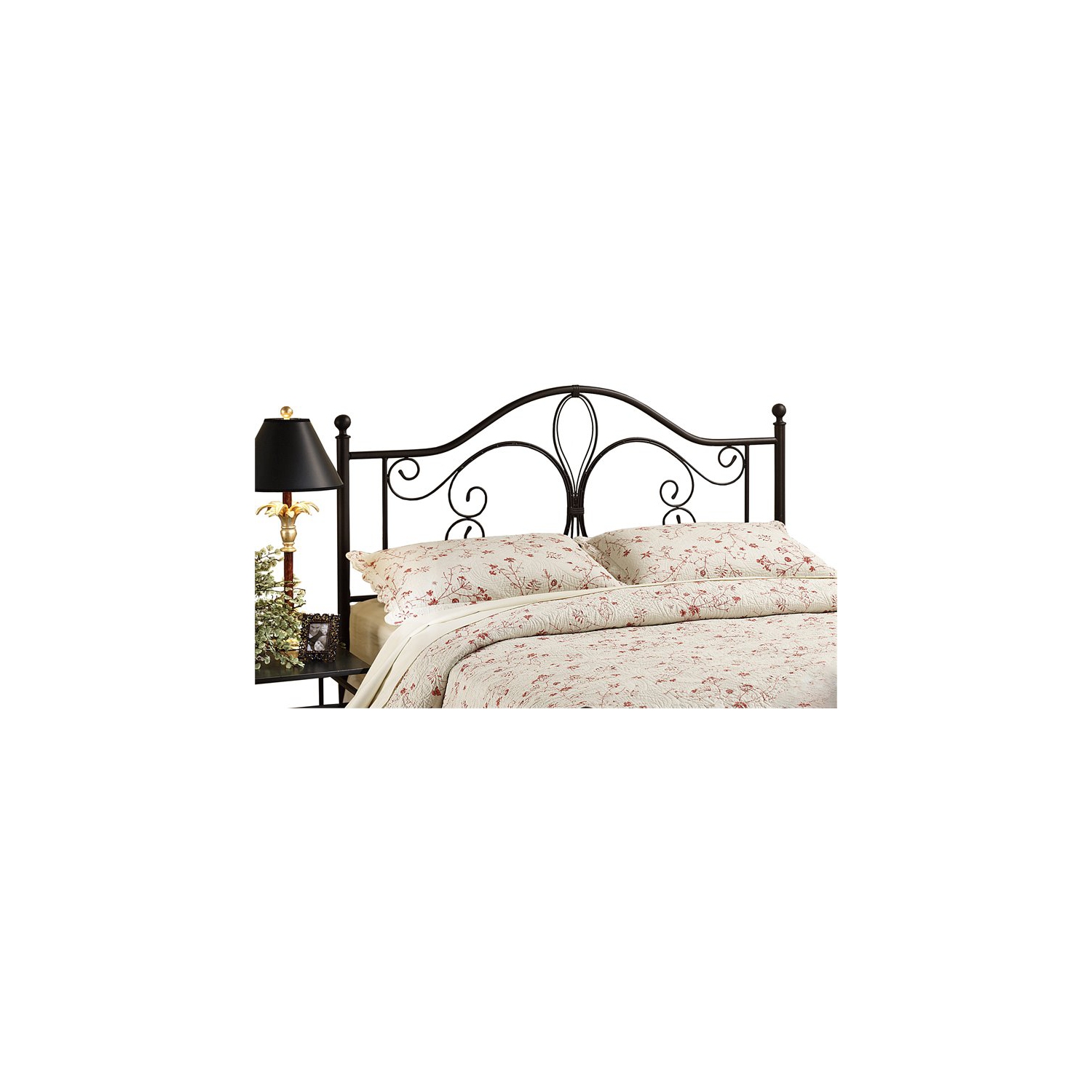 Hillsdale Milwaukee Full Queen Poster Headboard in Antique Brown