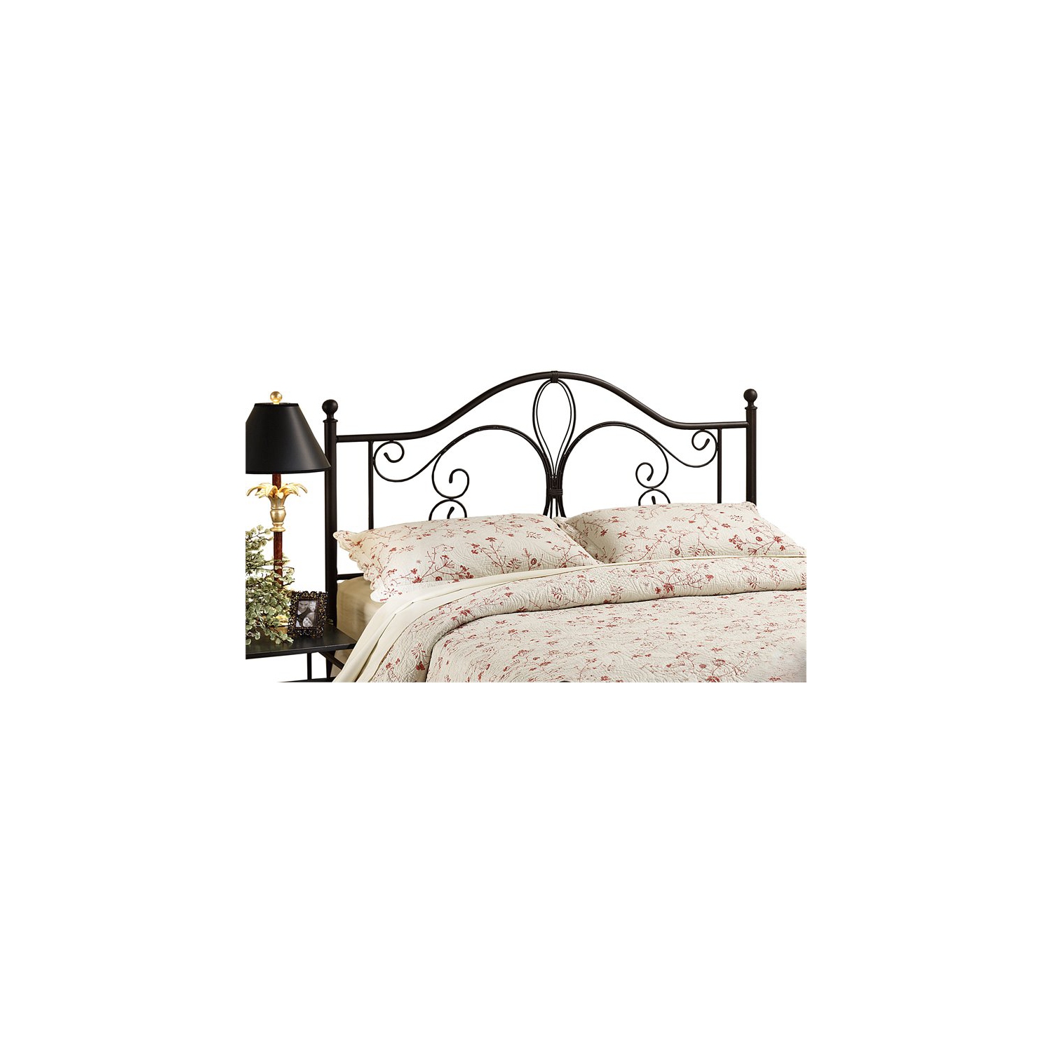 Hillsdale Milwaukee King Poster Headboard in Antique Brown