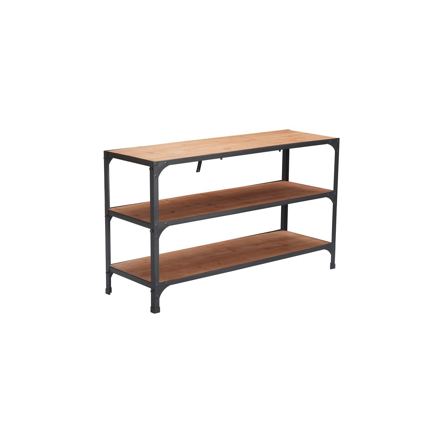 Tablette multimédia Overland de Serta en bois et en métal noir