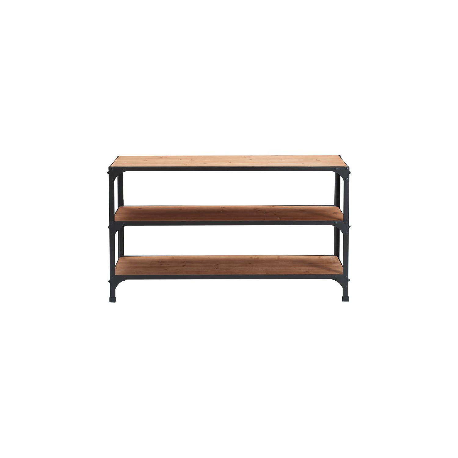 Tablette multimédia Overland de Serta en bois et en métal noir