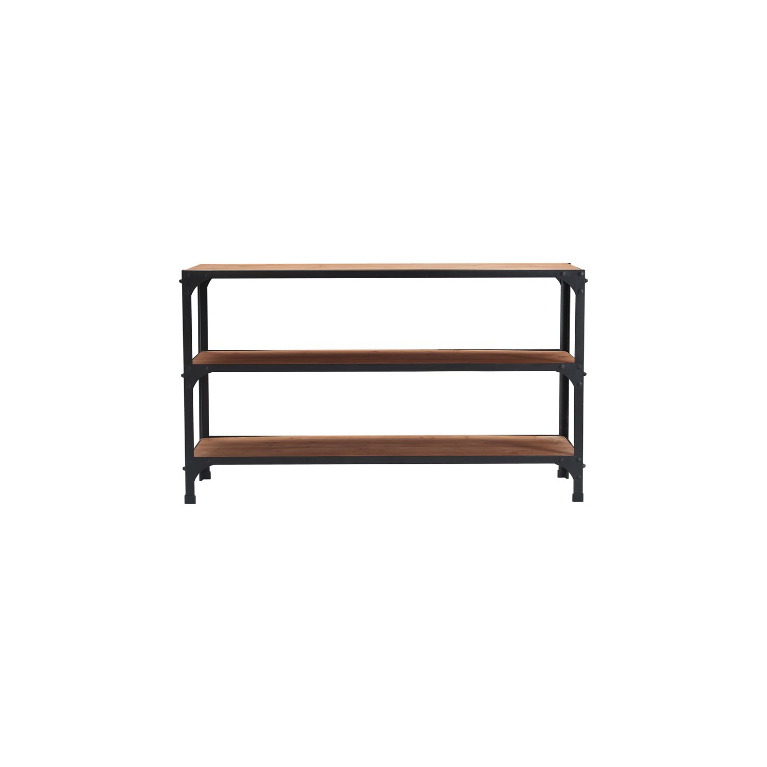 Tablette multimédia Overland de Serta en bois et en métal noir