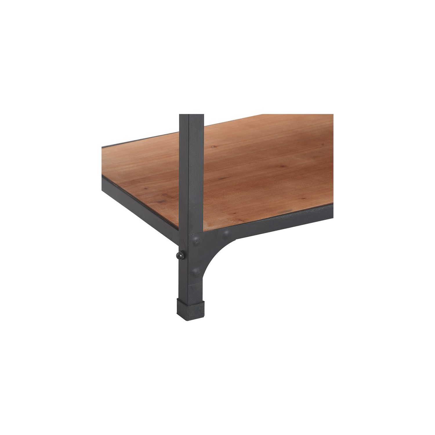 Tablette multimédia Overland de Serta en bois et en métal noir